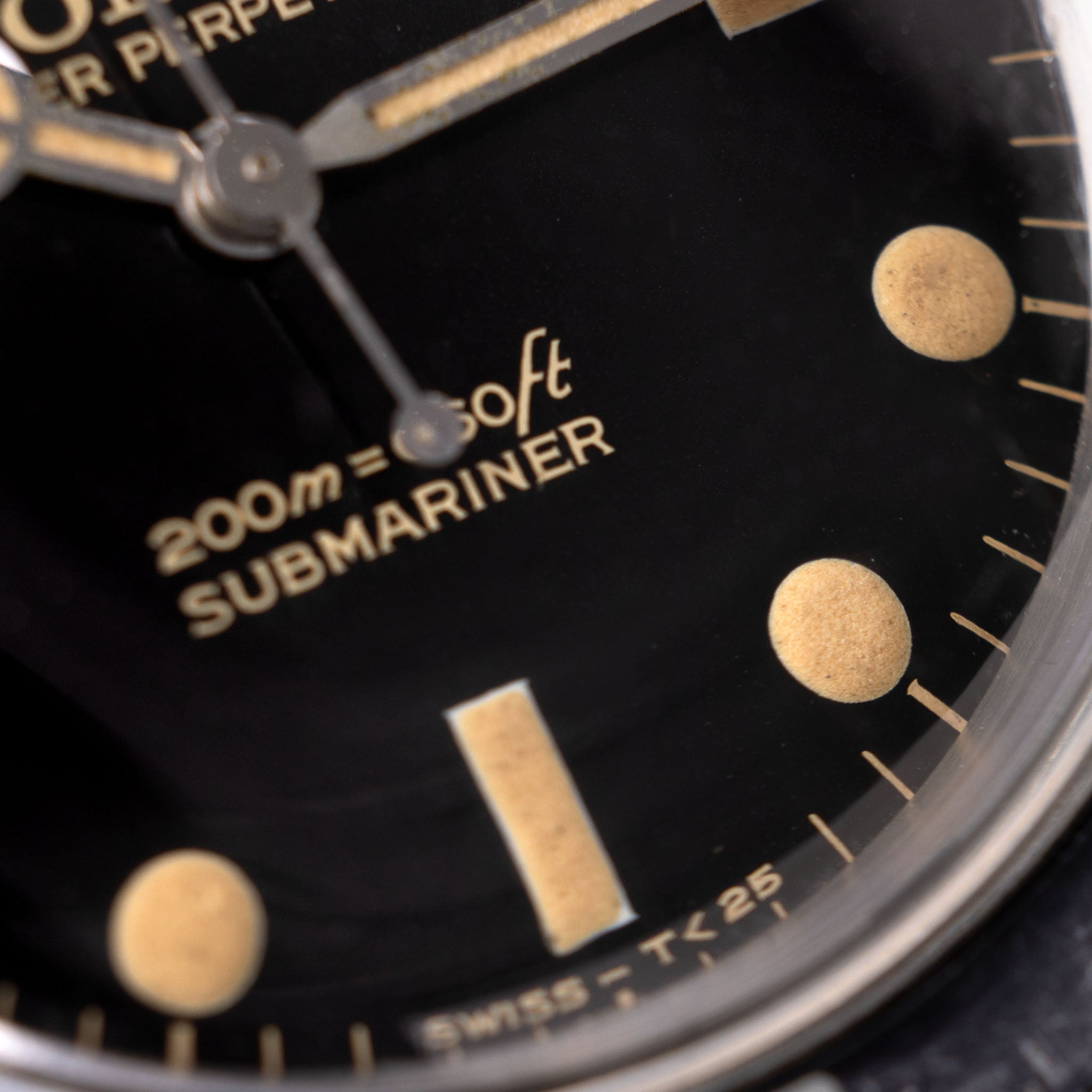 Rolex Submariner 5513 Gilt Dial "Bart Simpson"