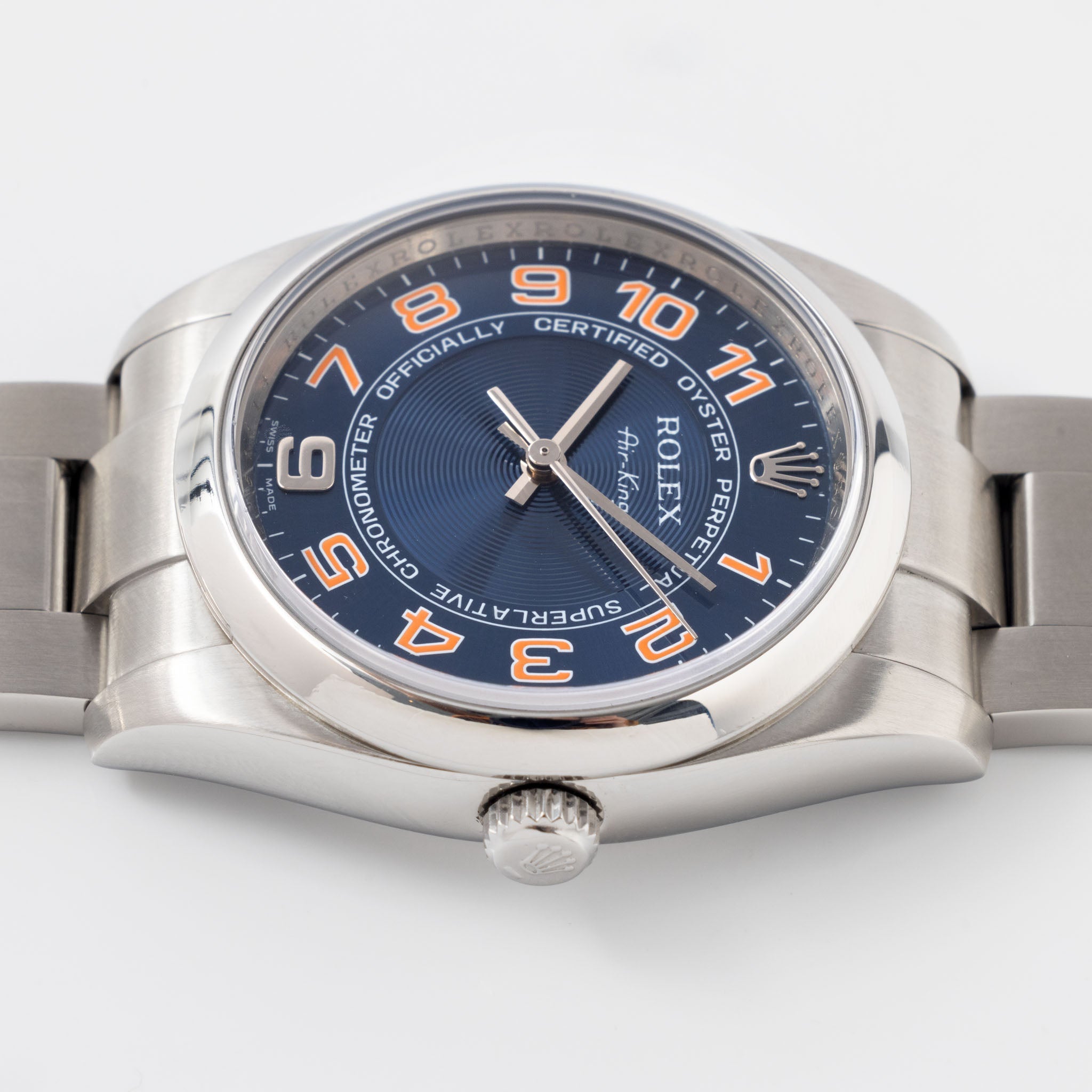 Rolex Air-King Concentric Blue Dial Ref. 114200