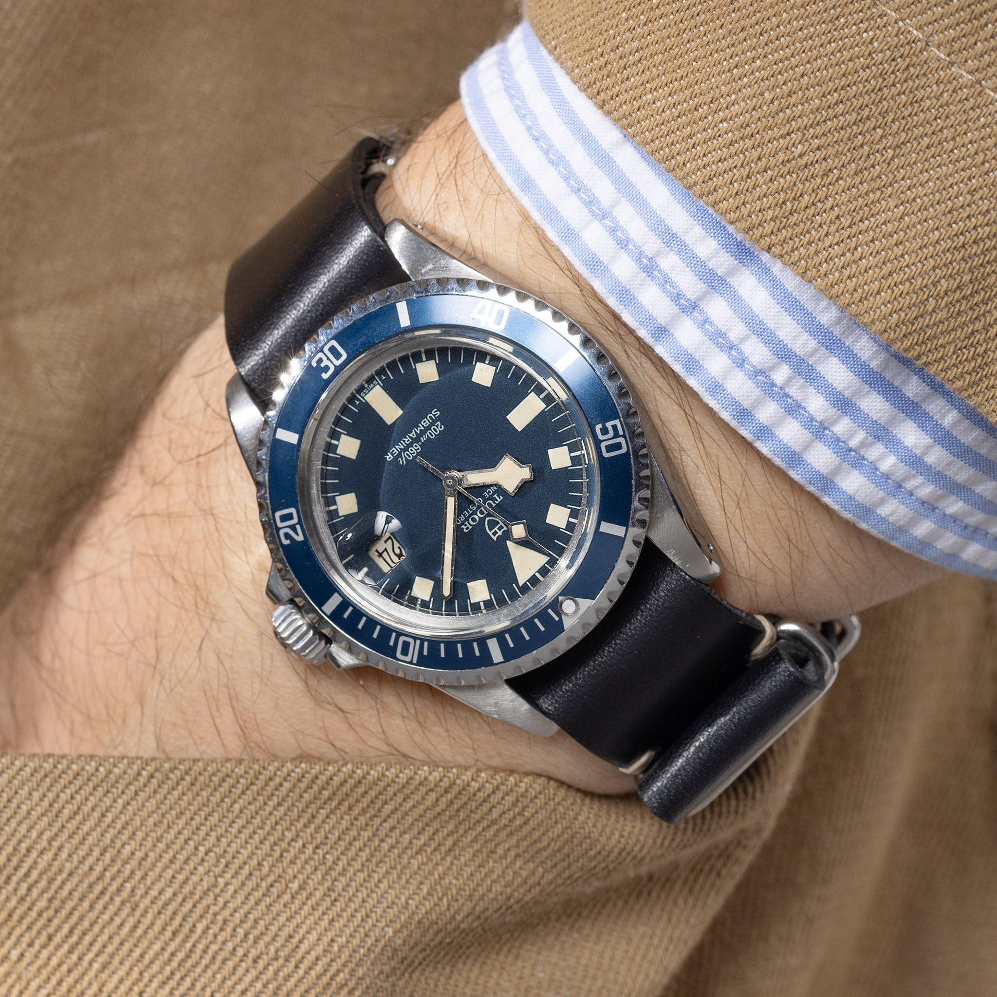 Tudor Submariner Snowflake Blue dial Ref. 9411/0