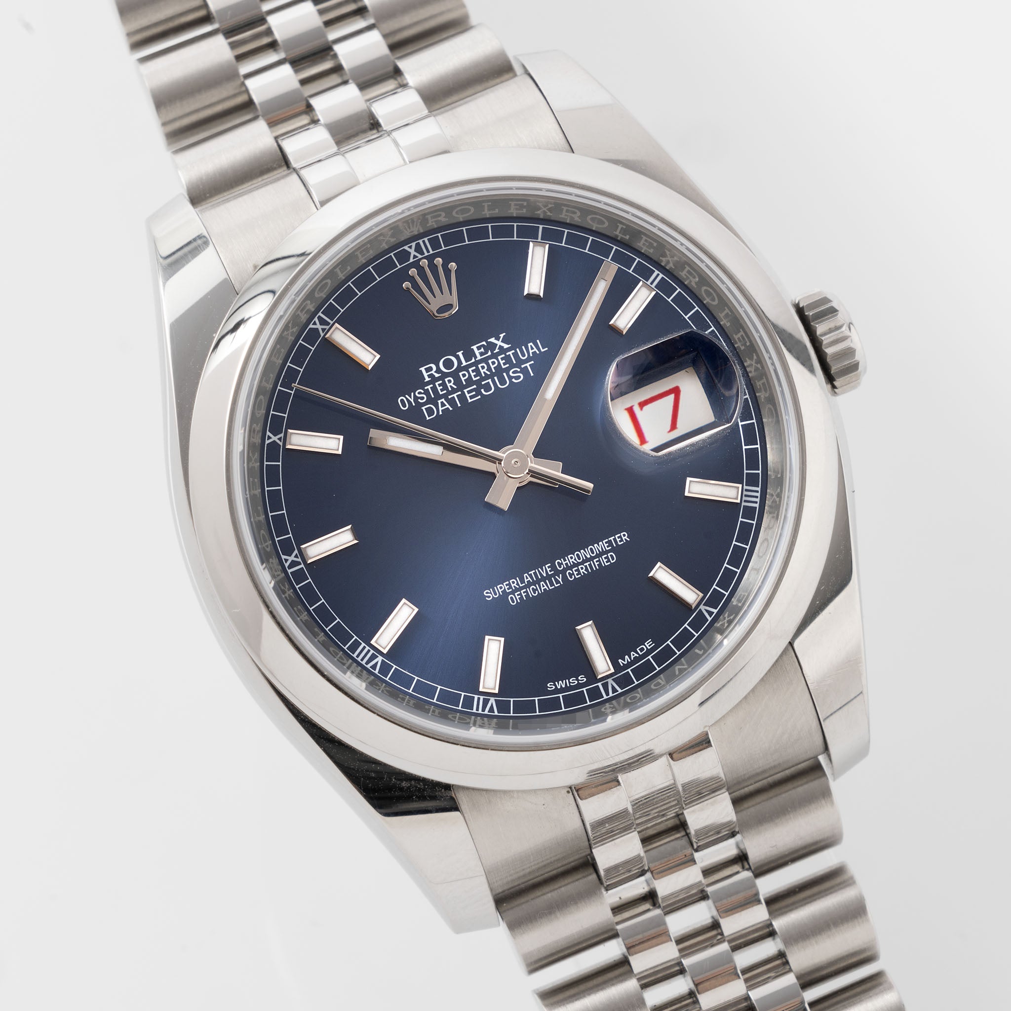 Rolex Datejust Blue Dial Full-Set Ref. 116200