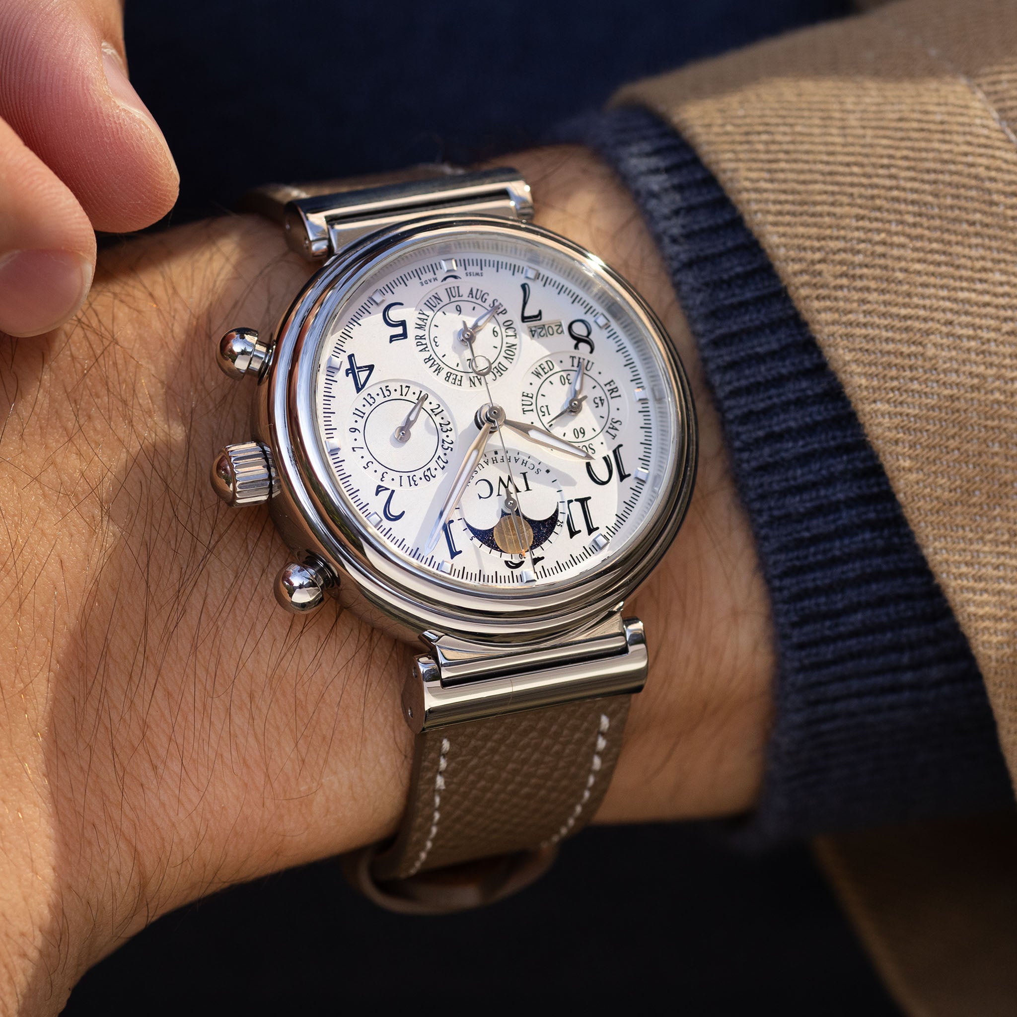 IWC Da Vinci Perpetual Calendar Silver Dial Ref. IW375803