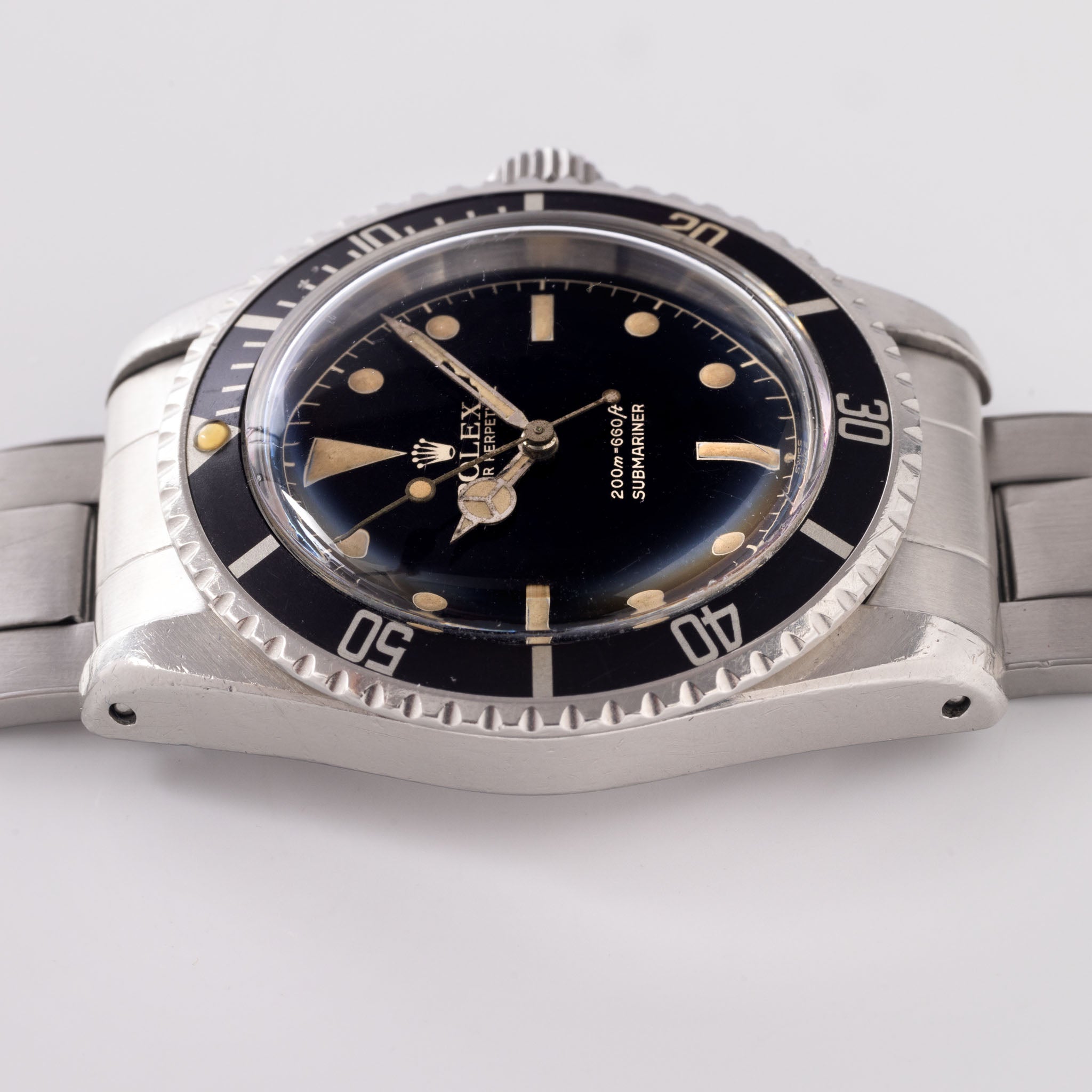 Rolex Submariner 5512 two liner Chapter ring Gilt dial "original owner provenance"