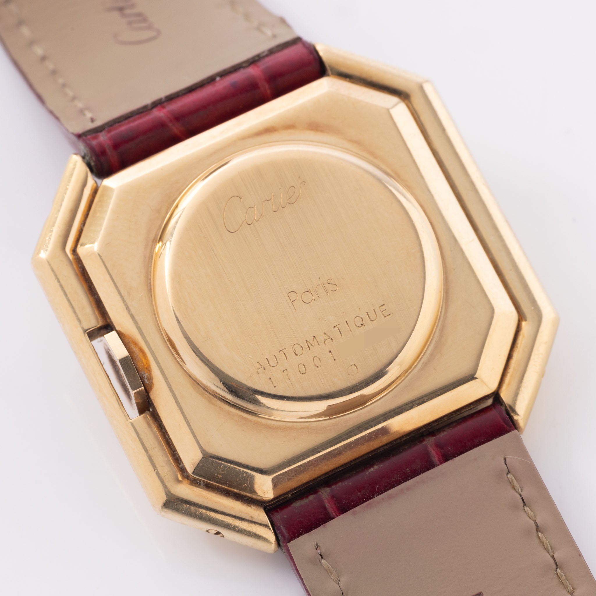 Cartier Ceinture Jumbo Paris Dial Automatic in 18k Yellow Gold Ref. 17001