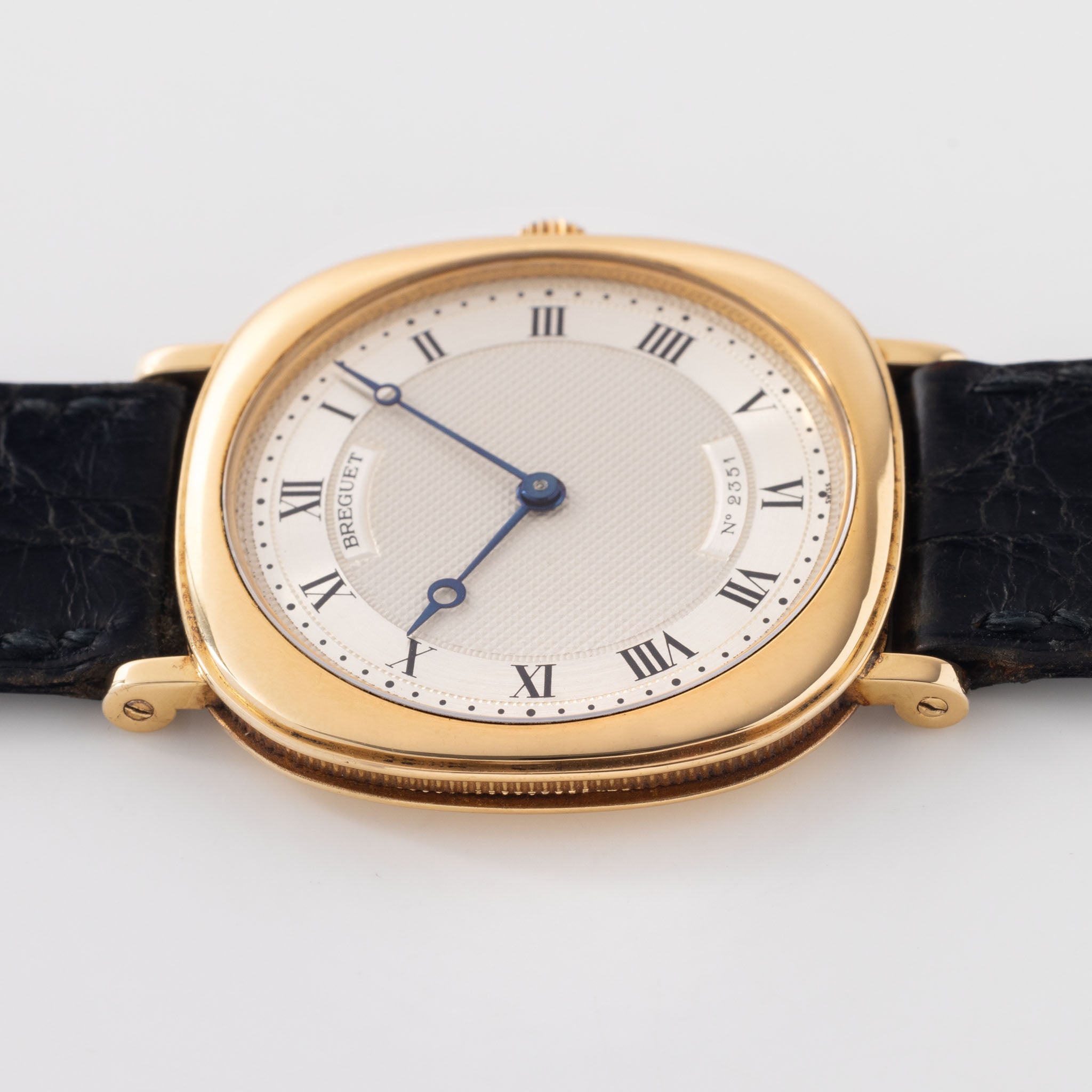 Breguet Guilloché in 18K Yellow Gold Cushion-Shaped Dress Watch Cal. 839 “Classique”