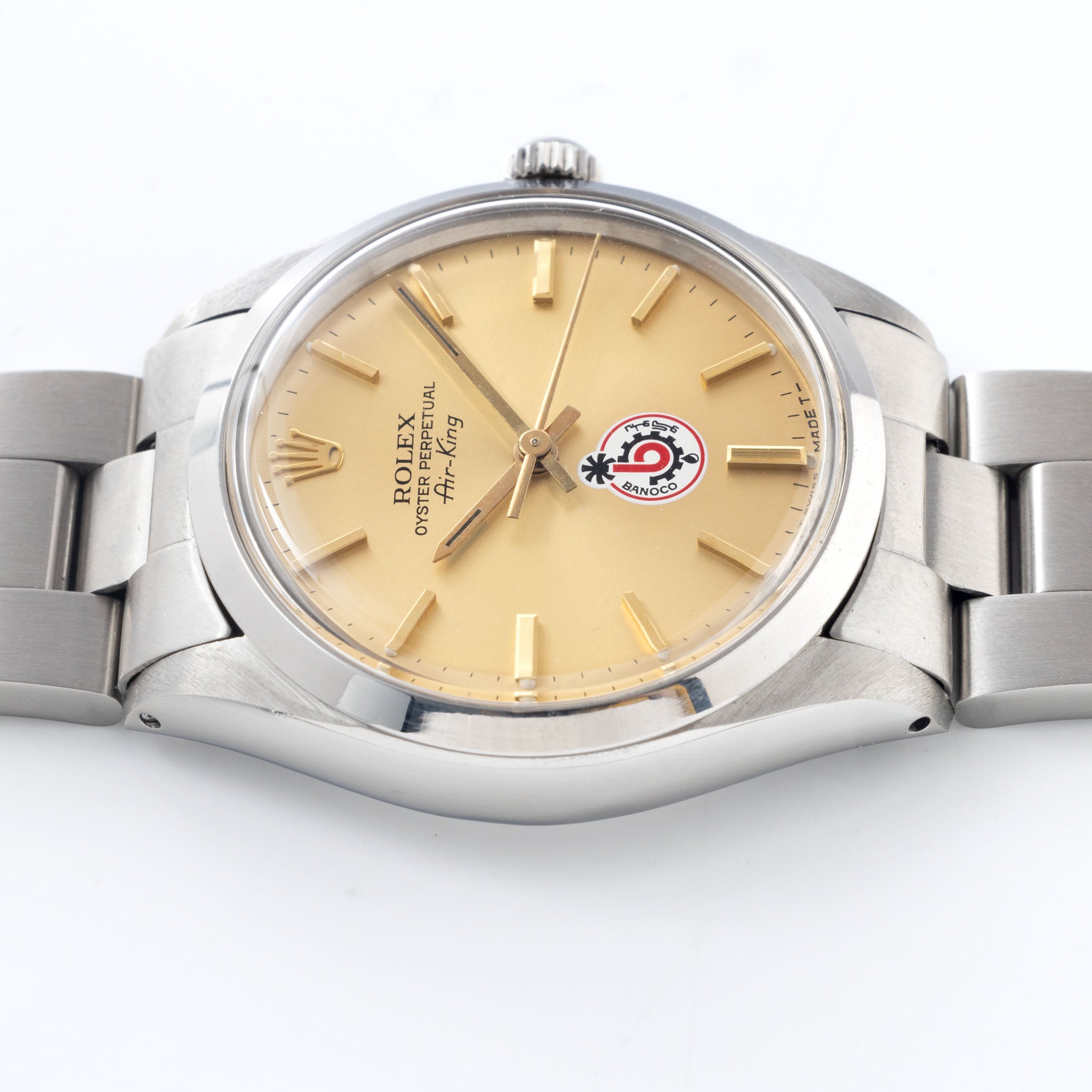 Rolex Airking "Banoco  " logo dial ref 5500