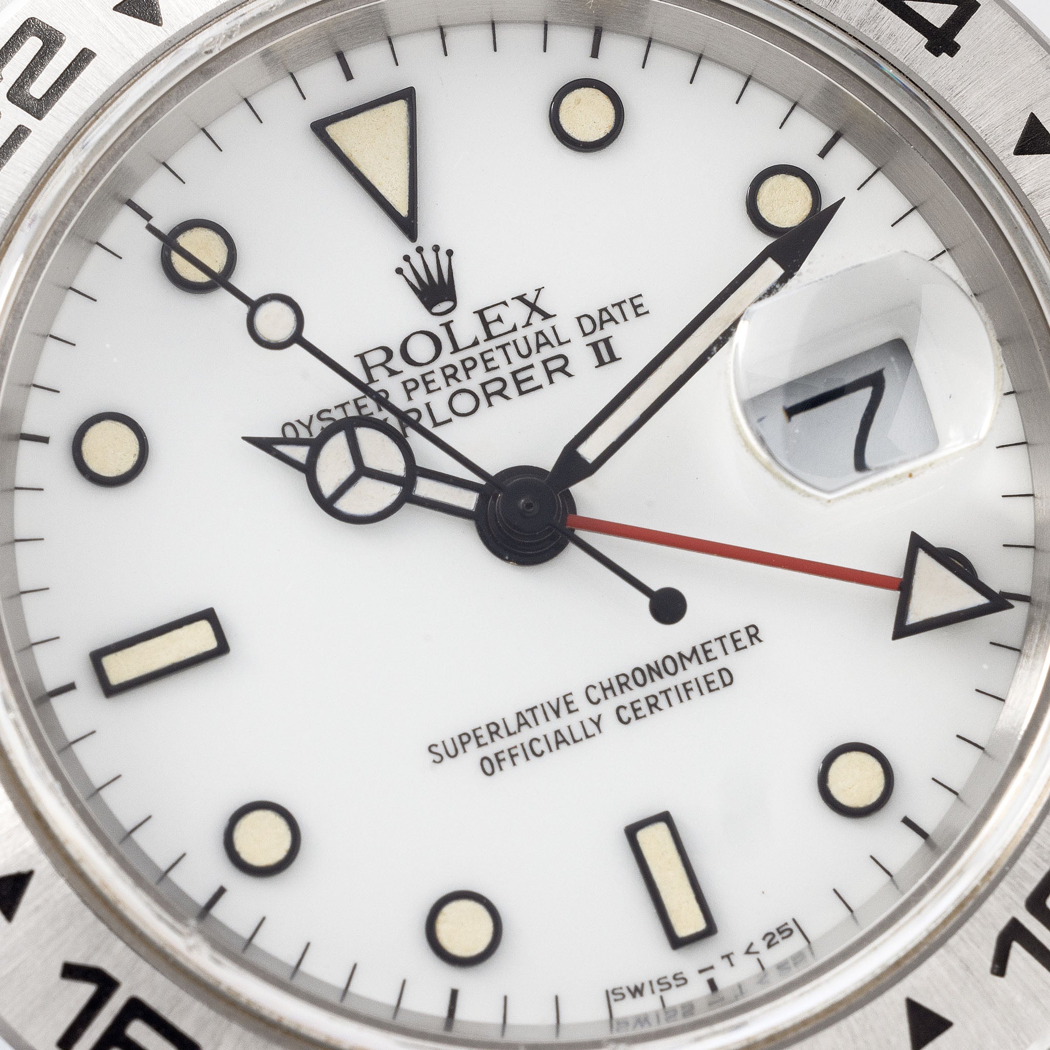 Rolex Explorer II White "Porcelain" Dial Ref. 16550