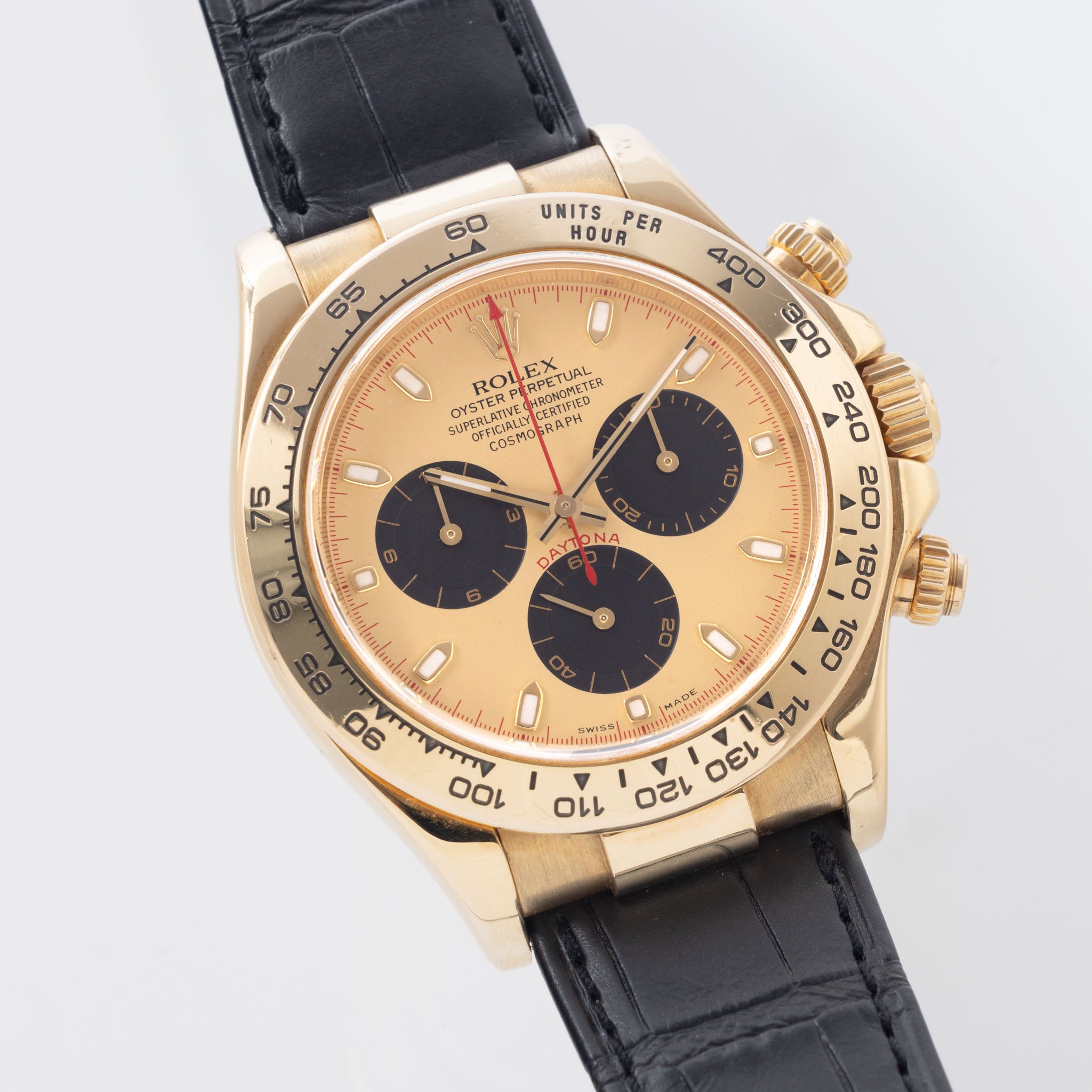 Rolex Daytona “Lemon” Dial in 18k Yellow Gold Ref. 116518