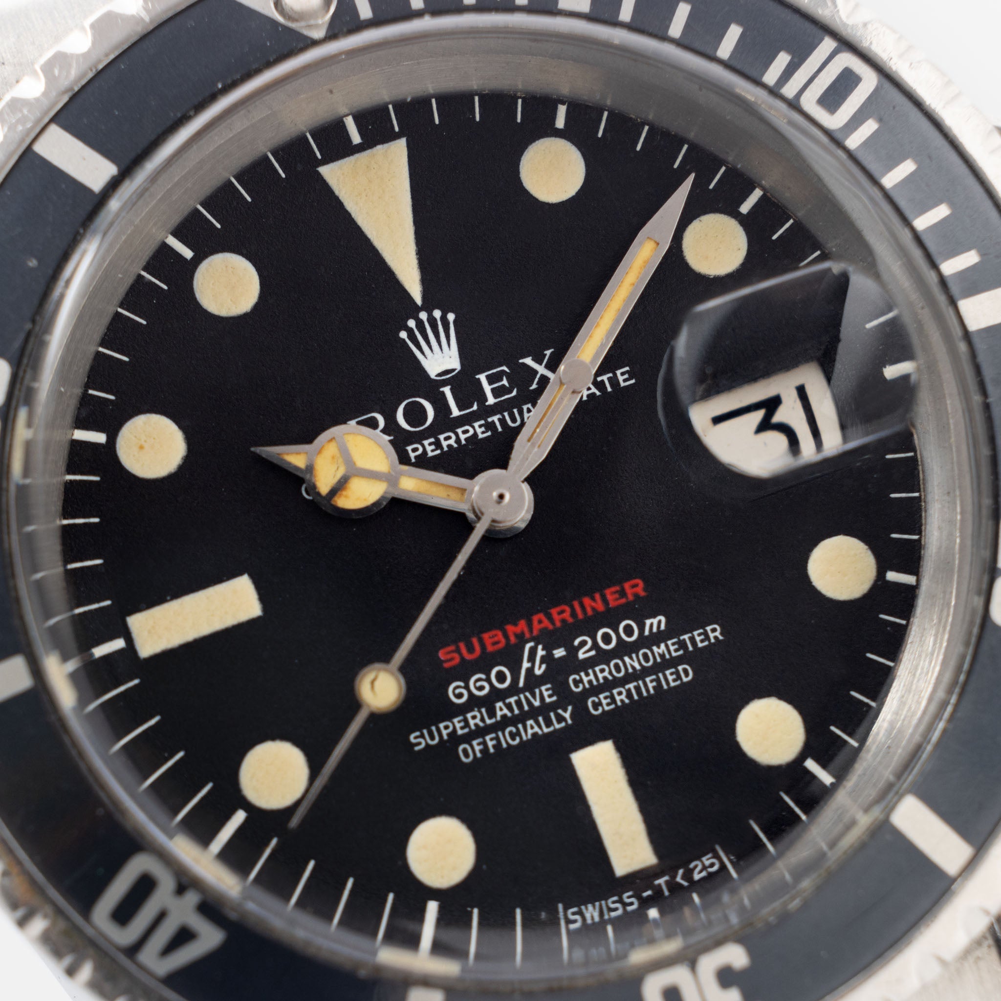 Rolex Submariner 1680 Red Mk4 Dial