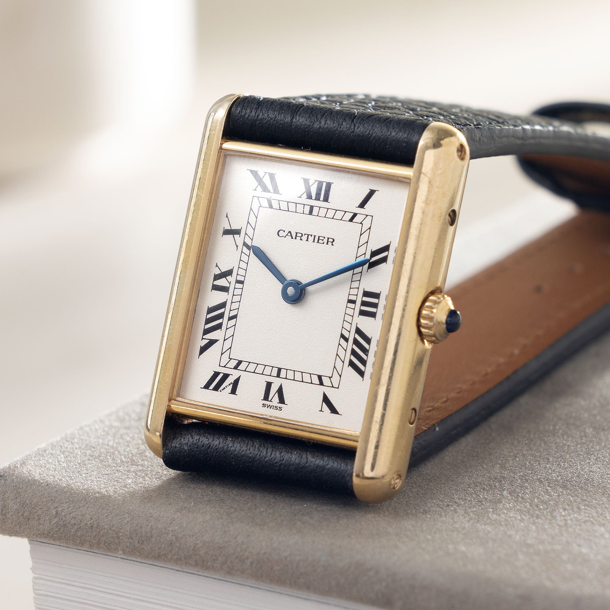 Cartier Tank Louis Silver Dial in 18k Yellow Gold Ref. 1140