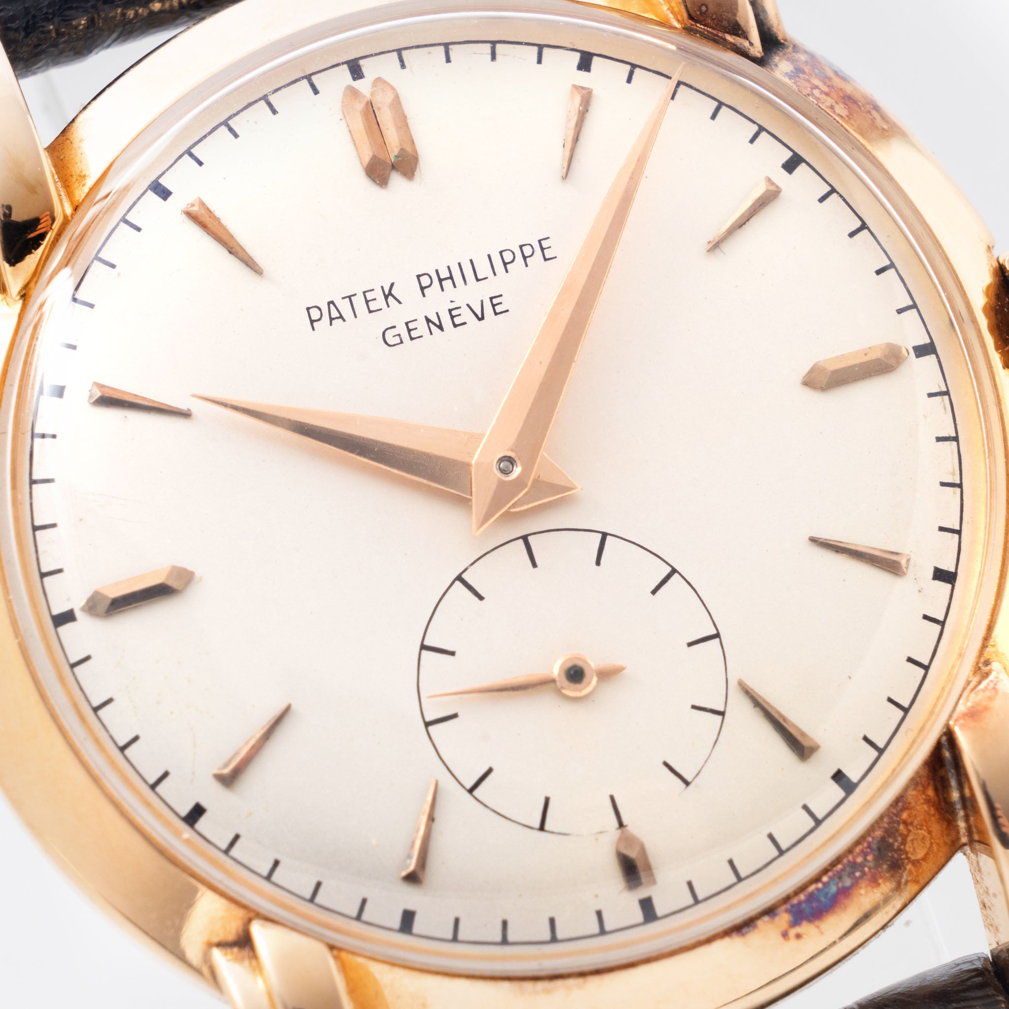 Patek Philippe Calatrava in 18k Rose Gold ref. 2429 “Flared” Lugs with Silver Dial