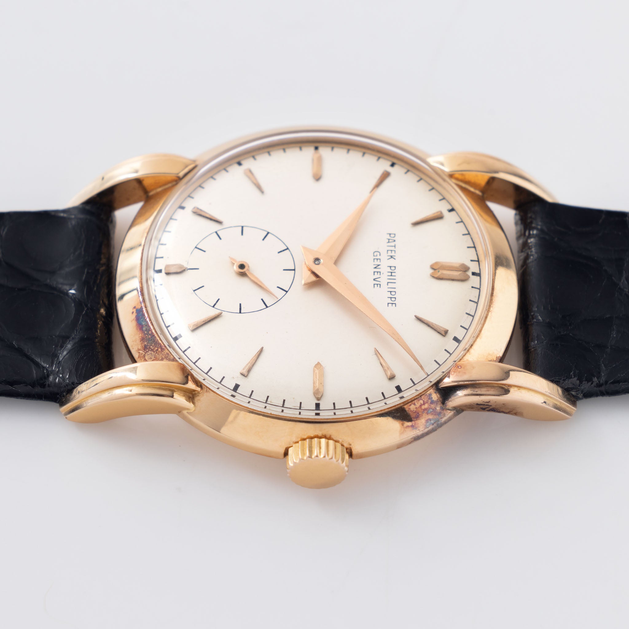 Patek Philippe Calatrava in 18k Rose Gold ref. 2429 “Flared” Lugs with Silver Dial