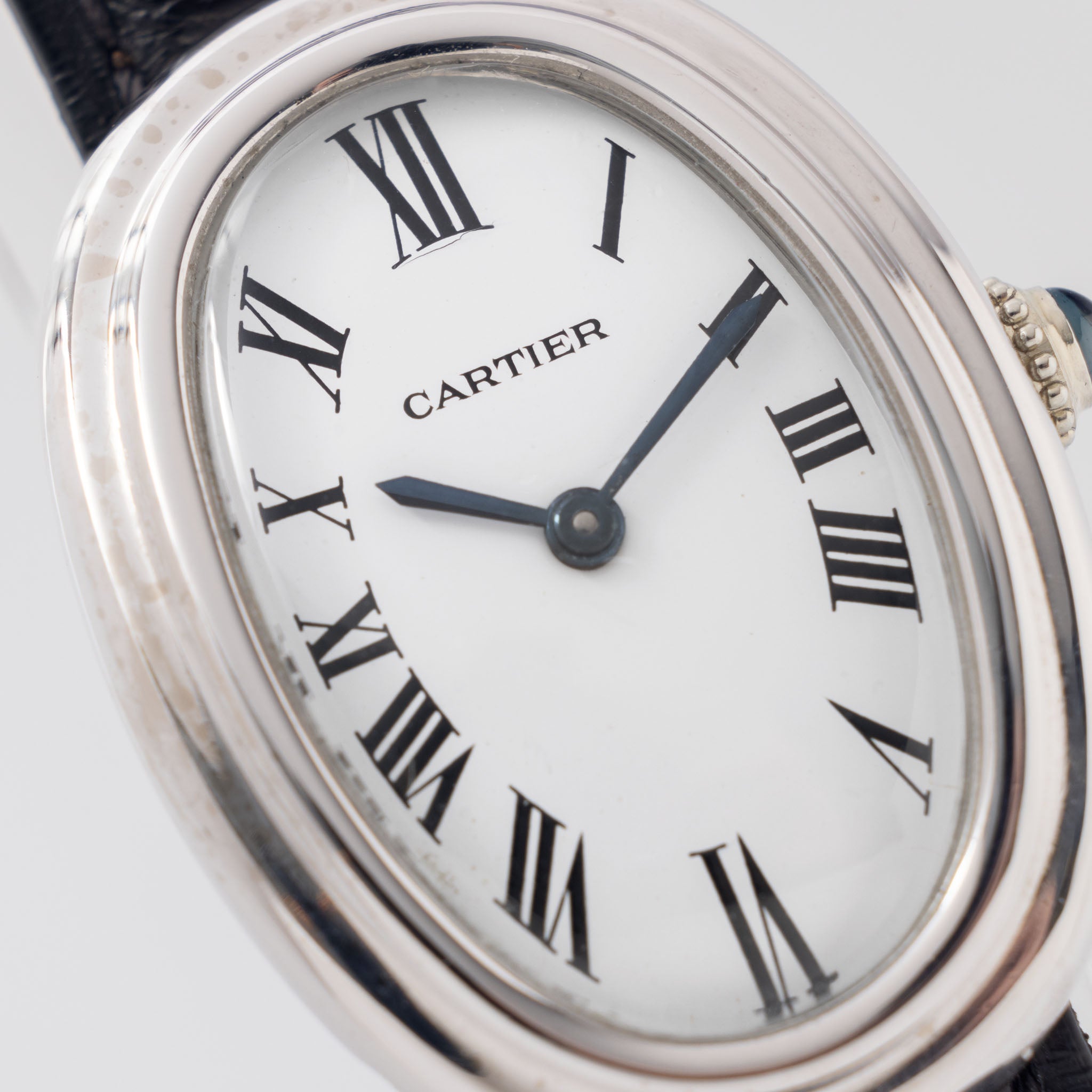 Cartier Baignoire 18K White Gold “Paris” Dial Ref. 78094