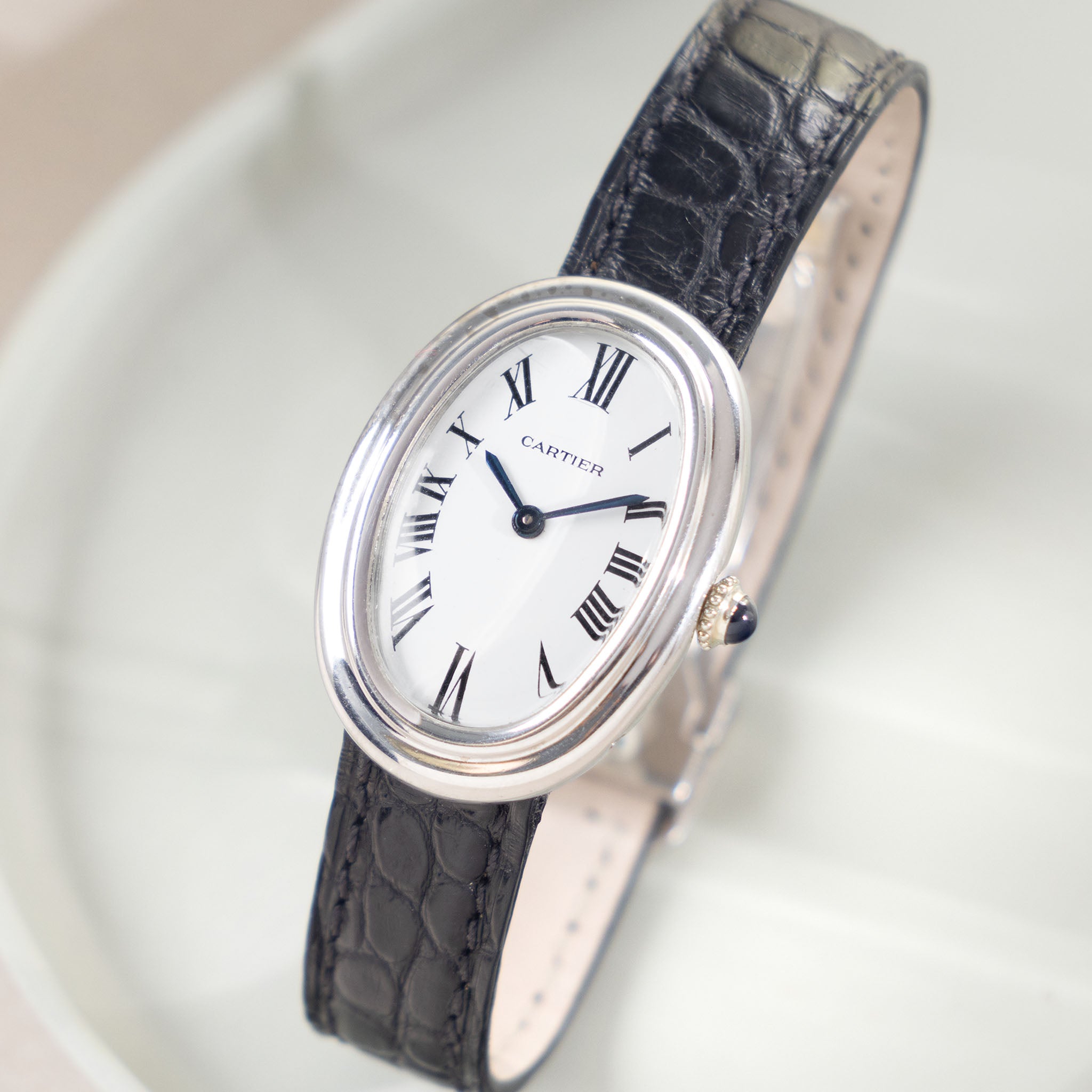 Cartier Baignoire 18k White gold “Paris “dial  ref 78094 - incoming