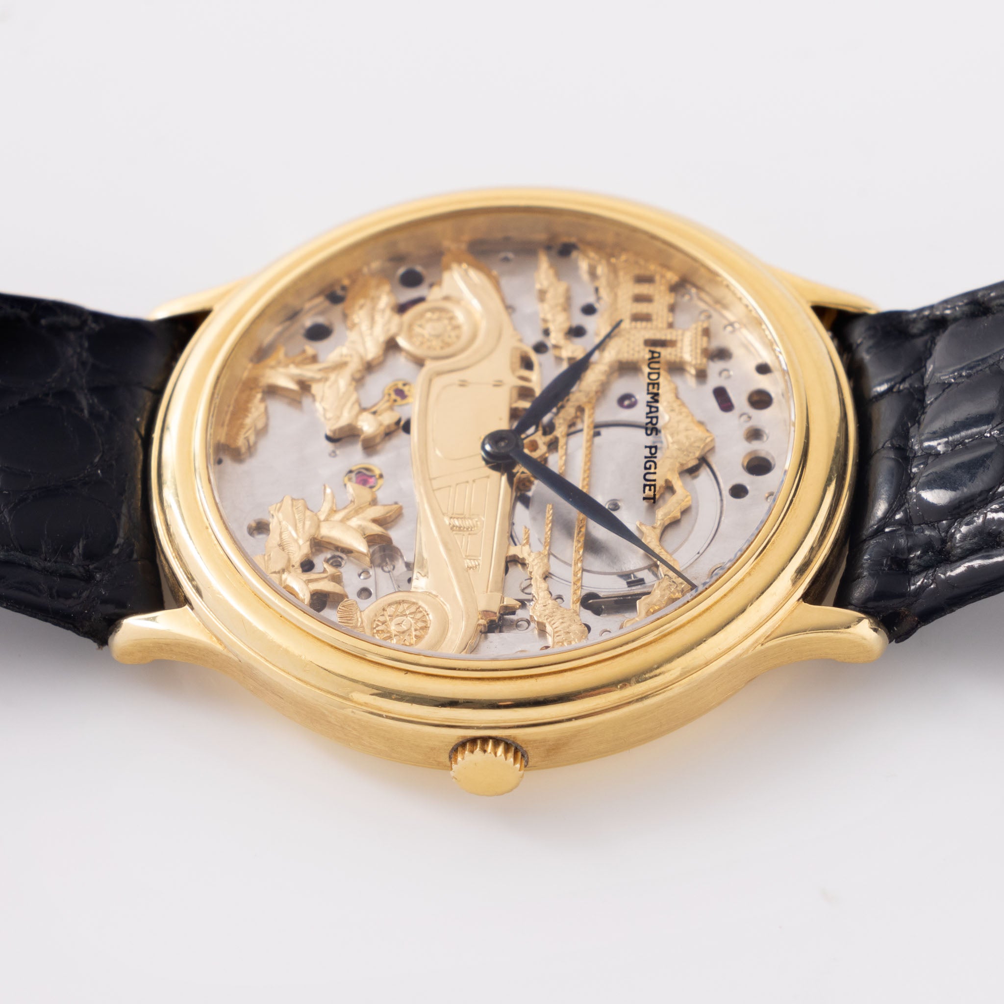 Audemars Piguet "Skeleton" Dress Watch with Mercedes Automotive Motif Ref. 14677