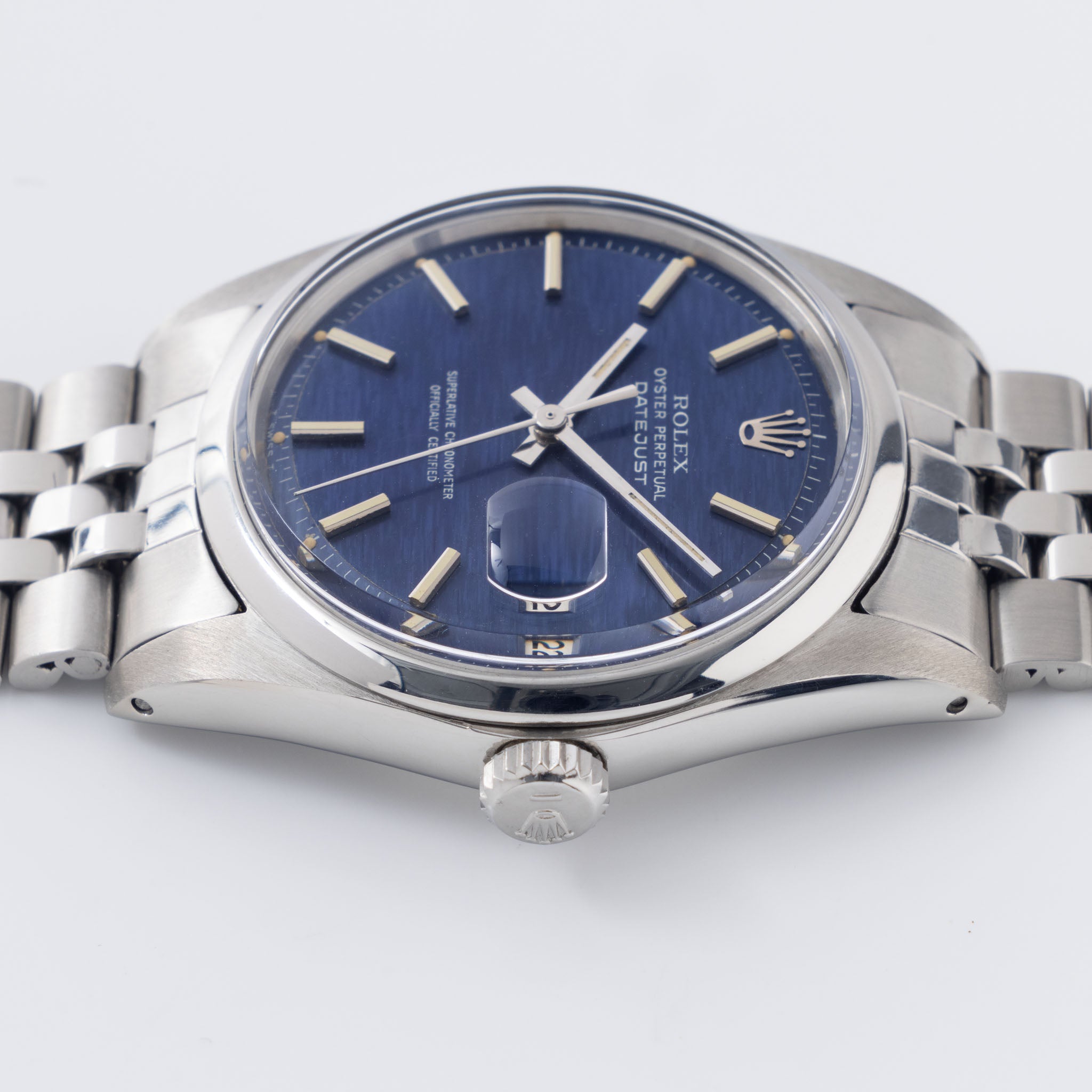 Rolex Datejust Blue "Mosaic" Dial Ref. 1600