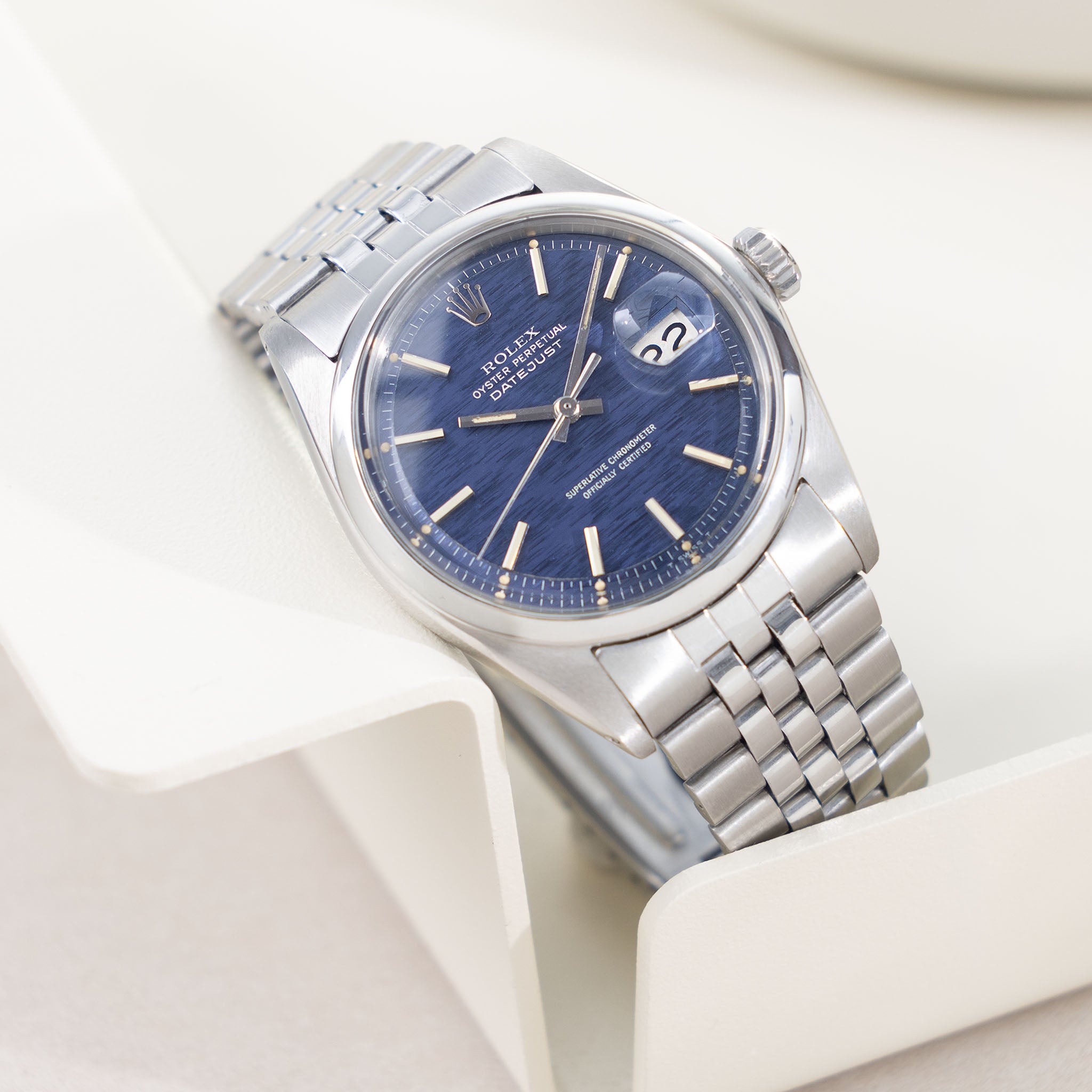 Rolex Datejust Blue "Mosaic" Dial Ref. 1600