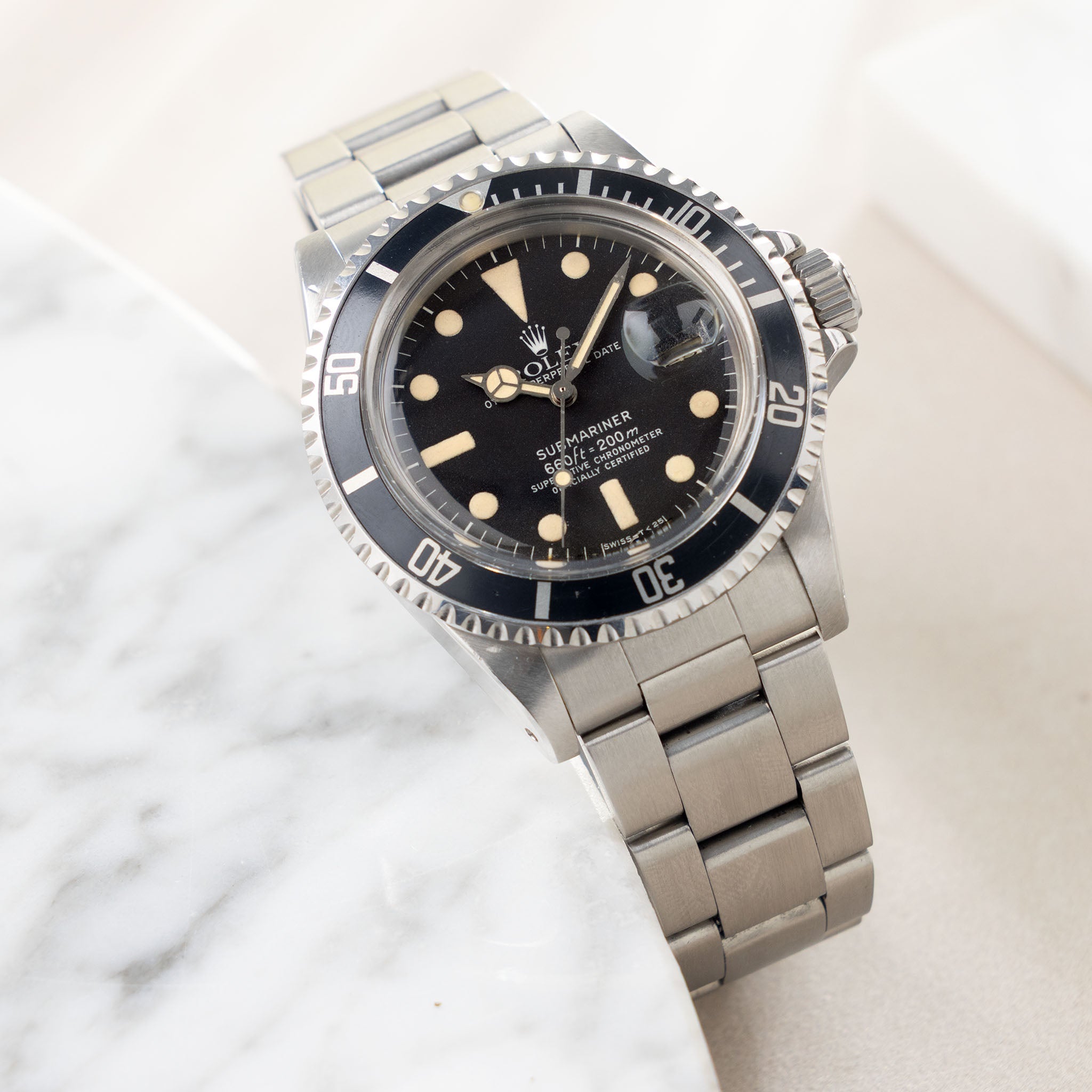 Rolex Submariner 1680 MK1 with Box and Punched Guarantee Paper