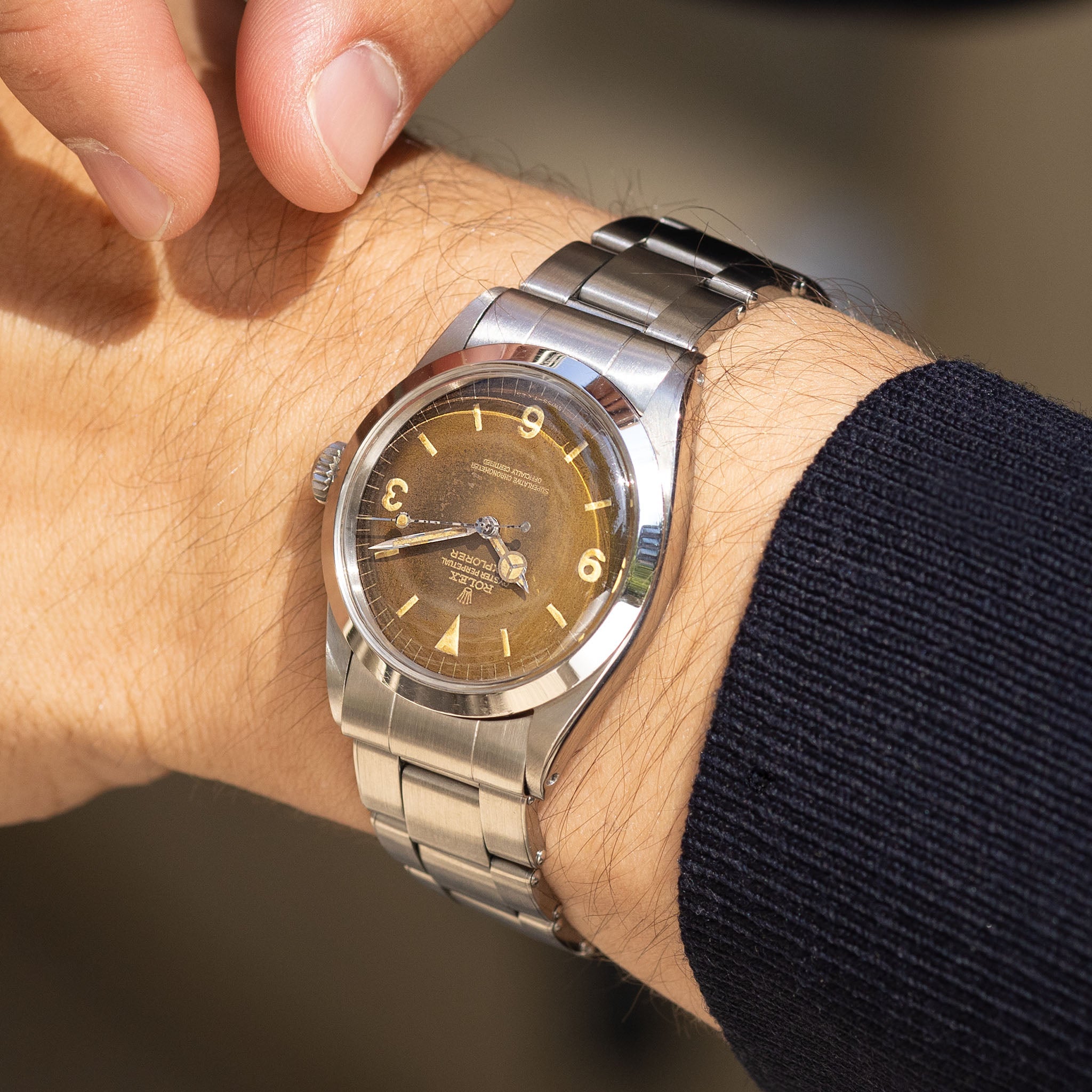 Rolex Explorer 1016 "Honey" Gilt Tropical dial