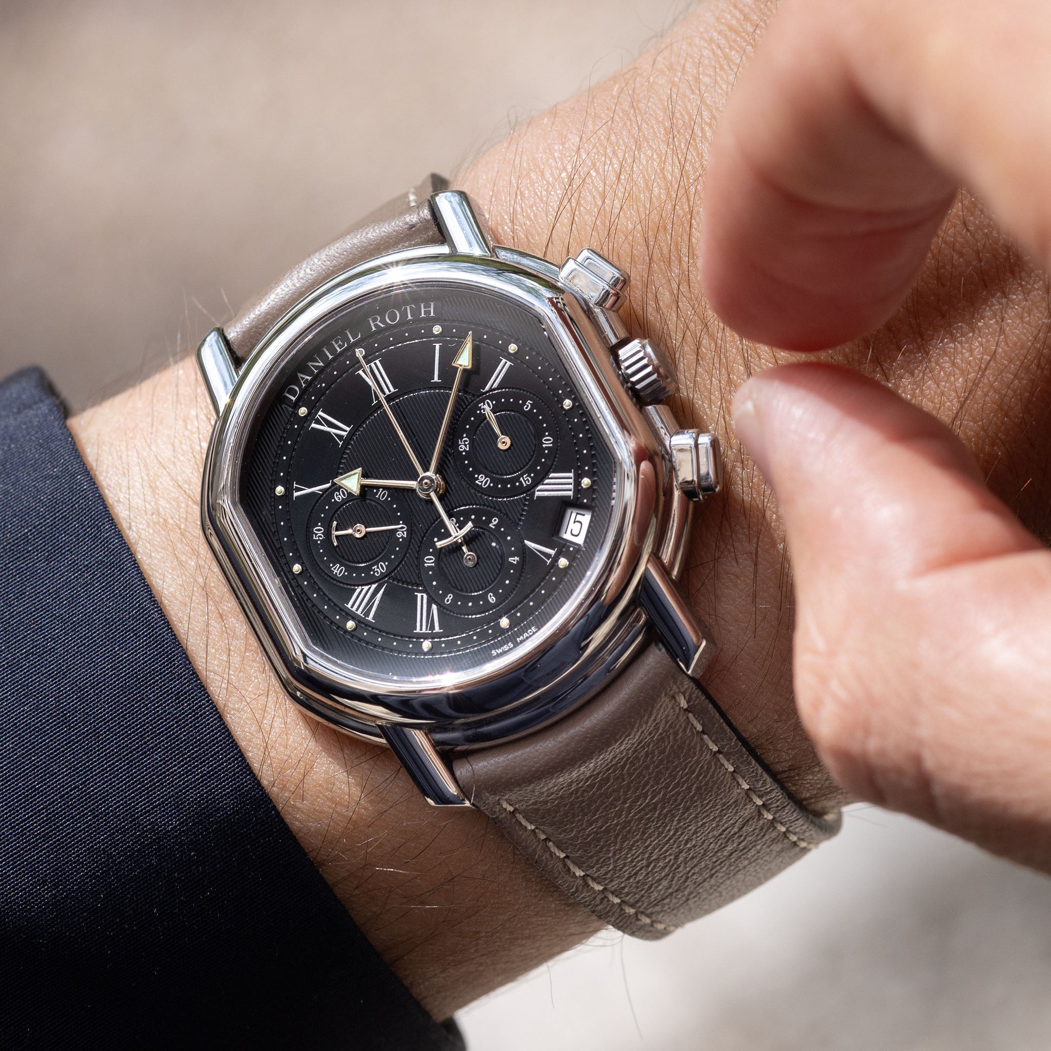 Daniel Roth Sport Automatic Steel Chronograph ref S247