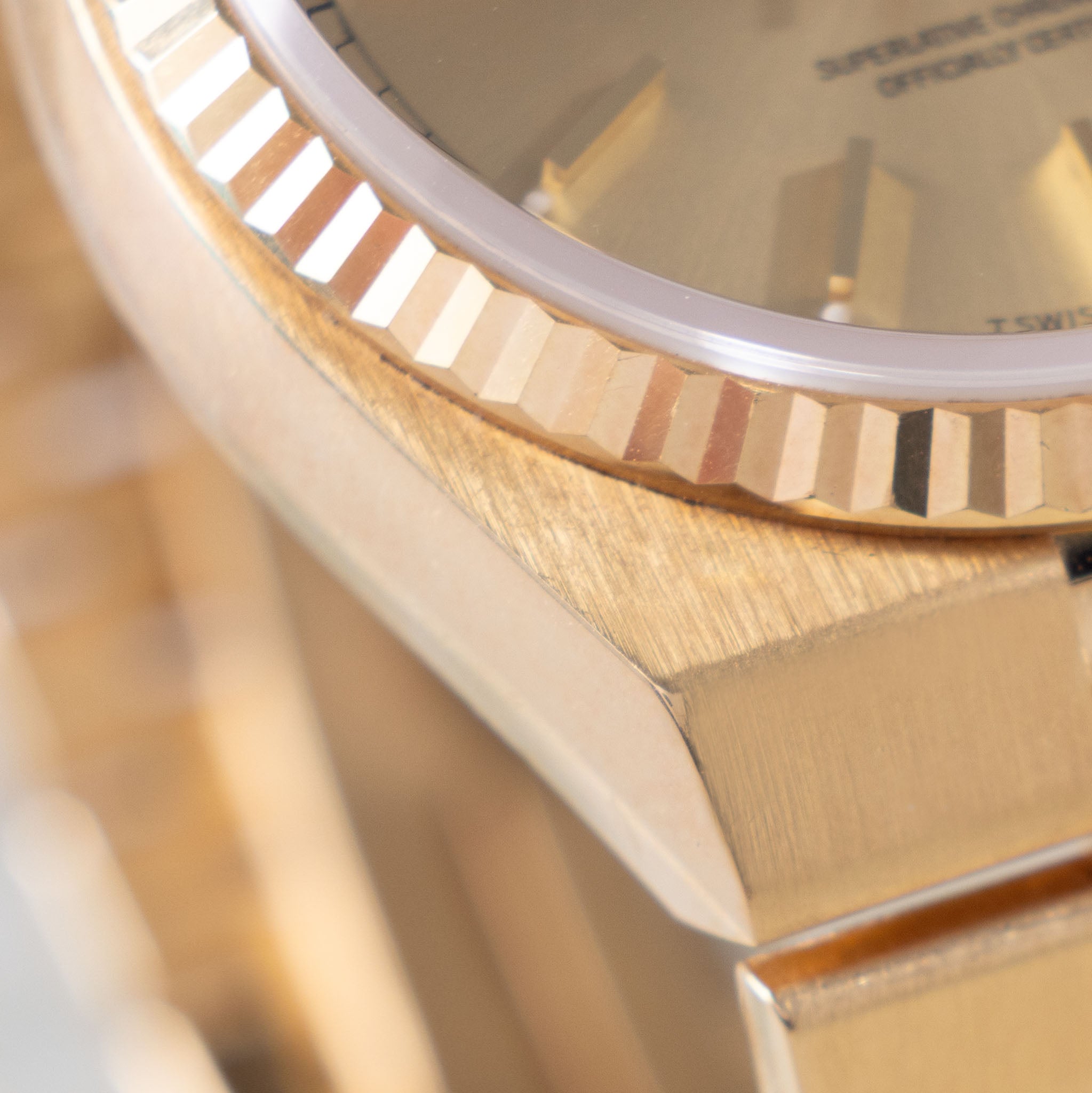 Rolex Day-Date Oysterquartz Champagne Dial Ref 19018