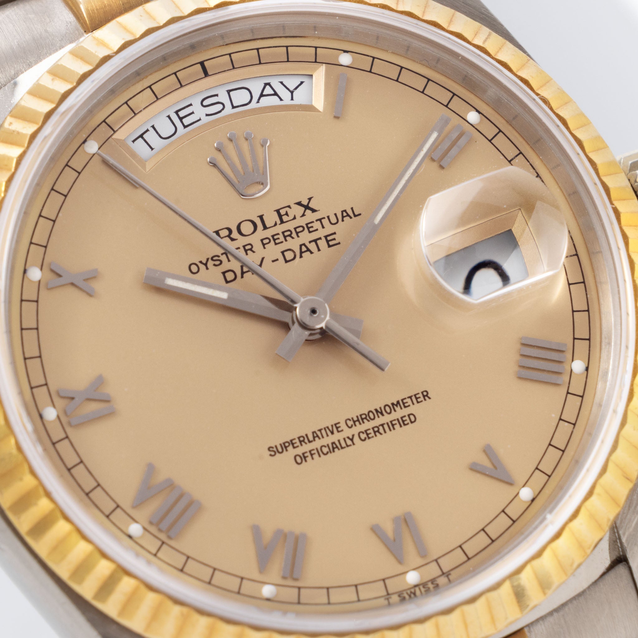Rolex Day-Date 18039B "Tridor" Peach Dial from Original Owner Full Set