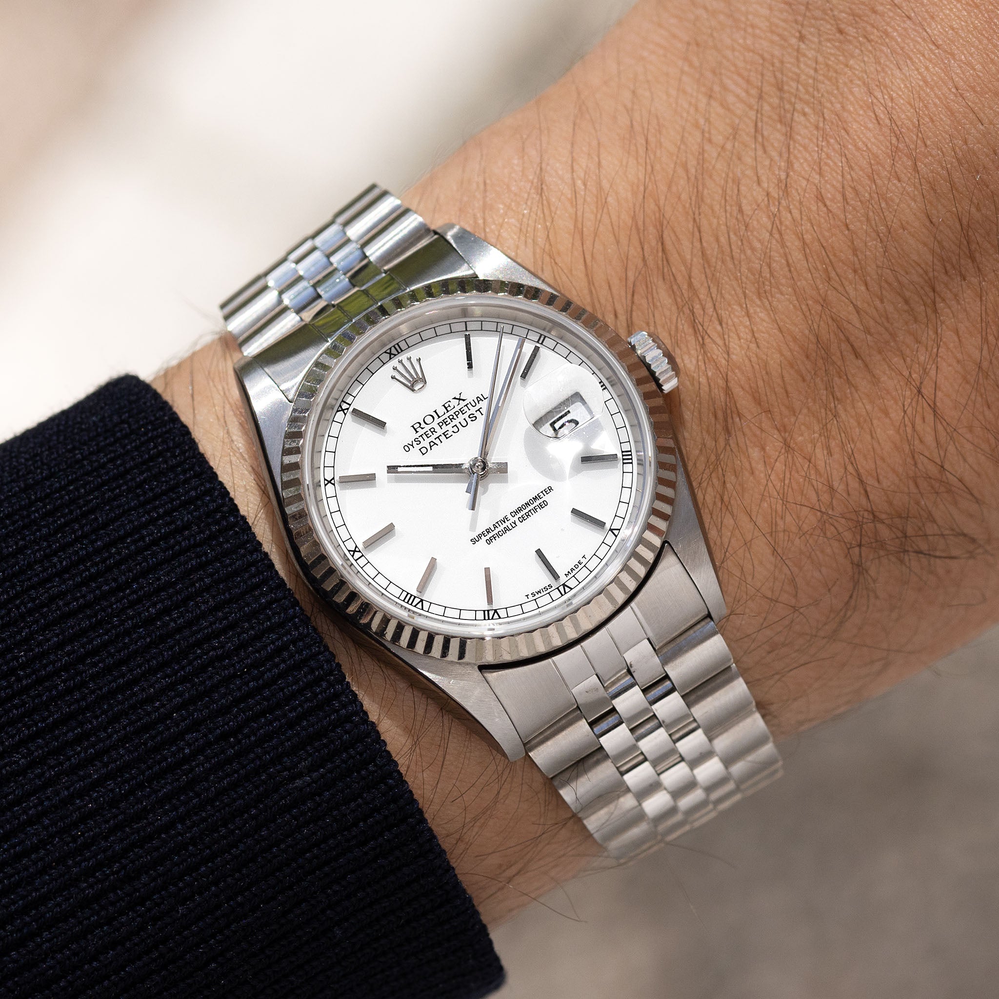 Rolex Datejust 16234 "Porcelain Dial" Box and Paper set