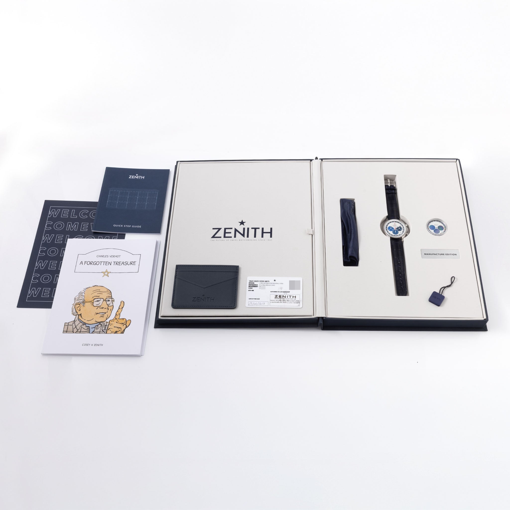 Zenith El Primero Chronomaster Revival A386 “Manufacture Edition” Full Set ref. 03.Z386.400