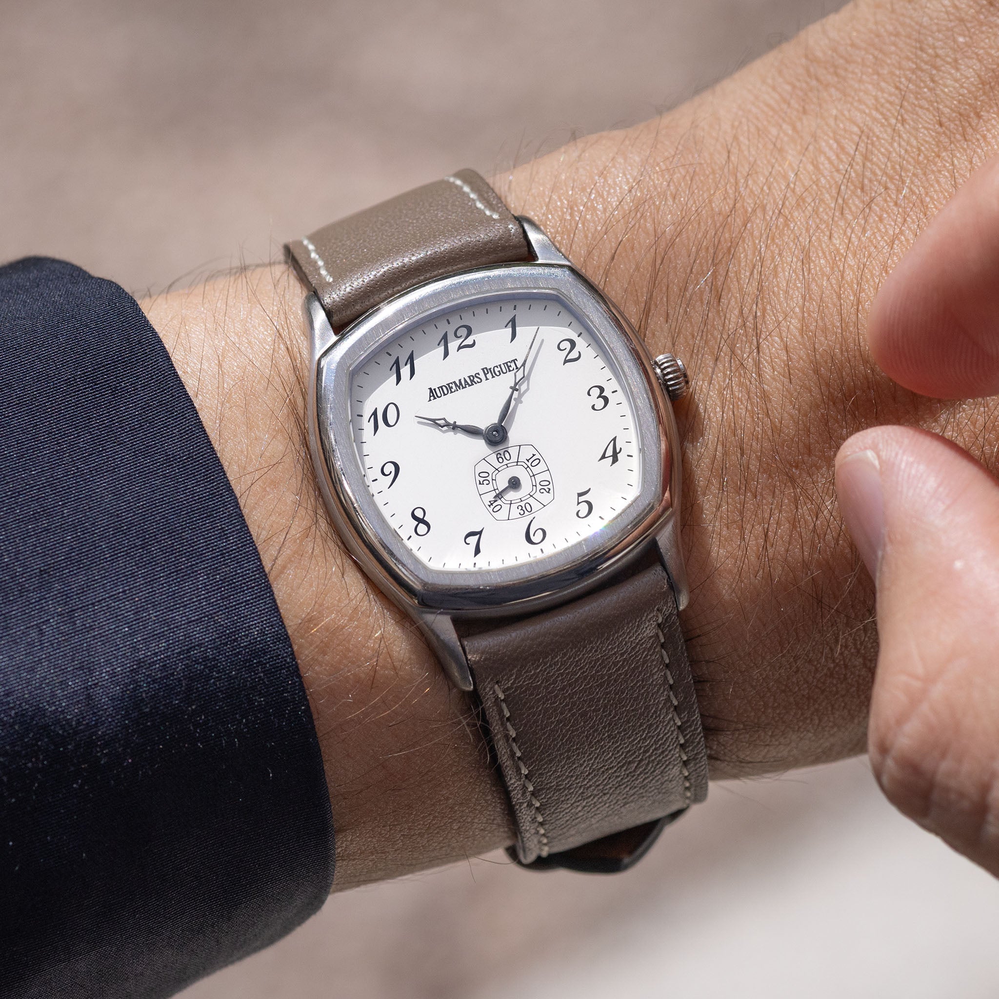 Audemars Piguet  "John Schaeffer" 14994BC White "Breguet Numerals" Dial  in 18k White Gold