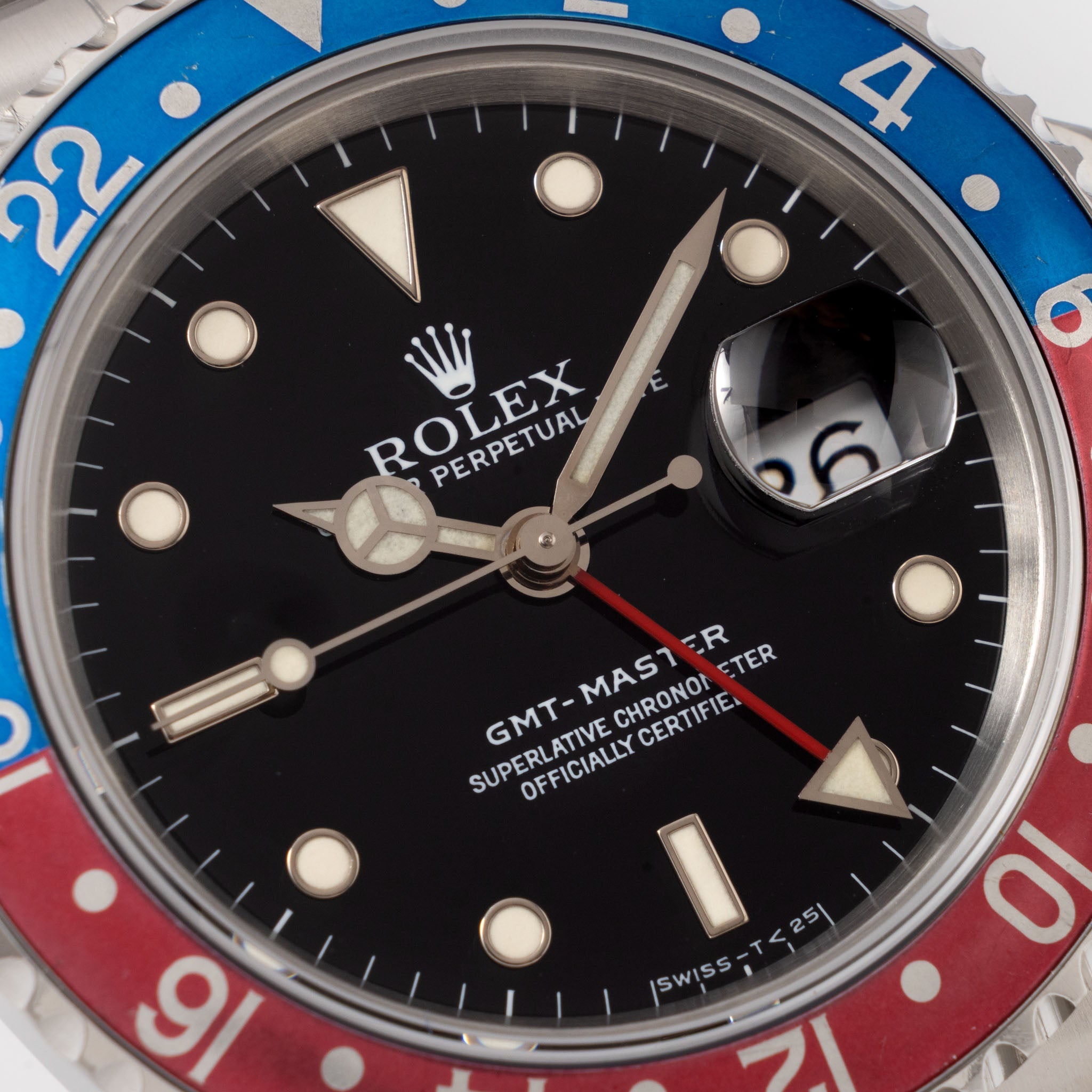 Rolex GMT-Master 16700 with Faded Pepsi Inlay Box and Papers Tritium Dial