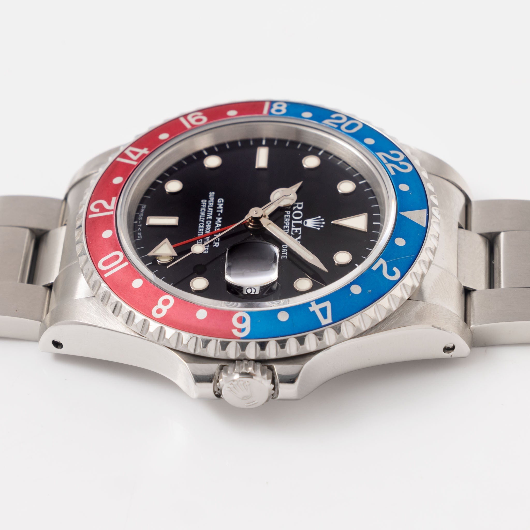 Rolex GMT-Master 16700 with Faded Pepsi Inlay Box and Papers Tritium Dial