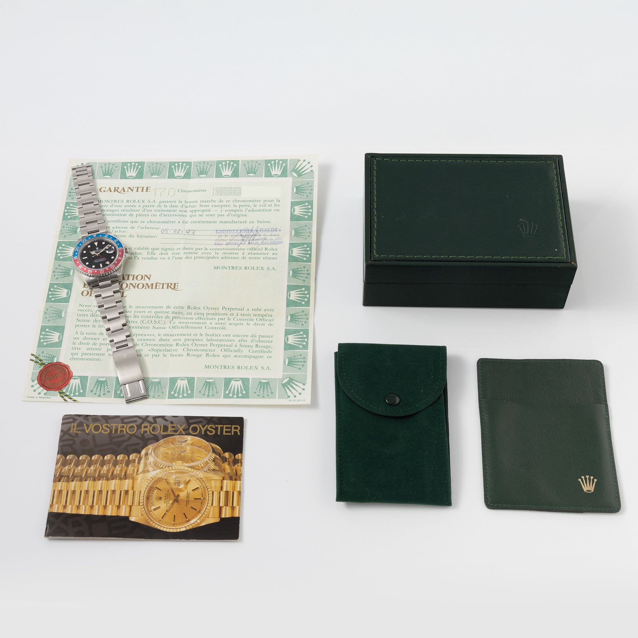 Rolex GMT-Master 16700 with Faded Pepsi Inlay Box and Papers Tritium Dial
