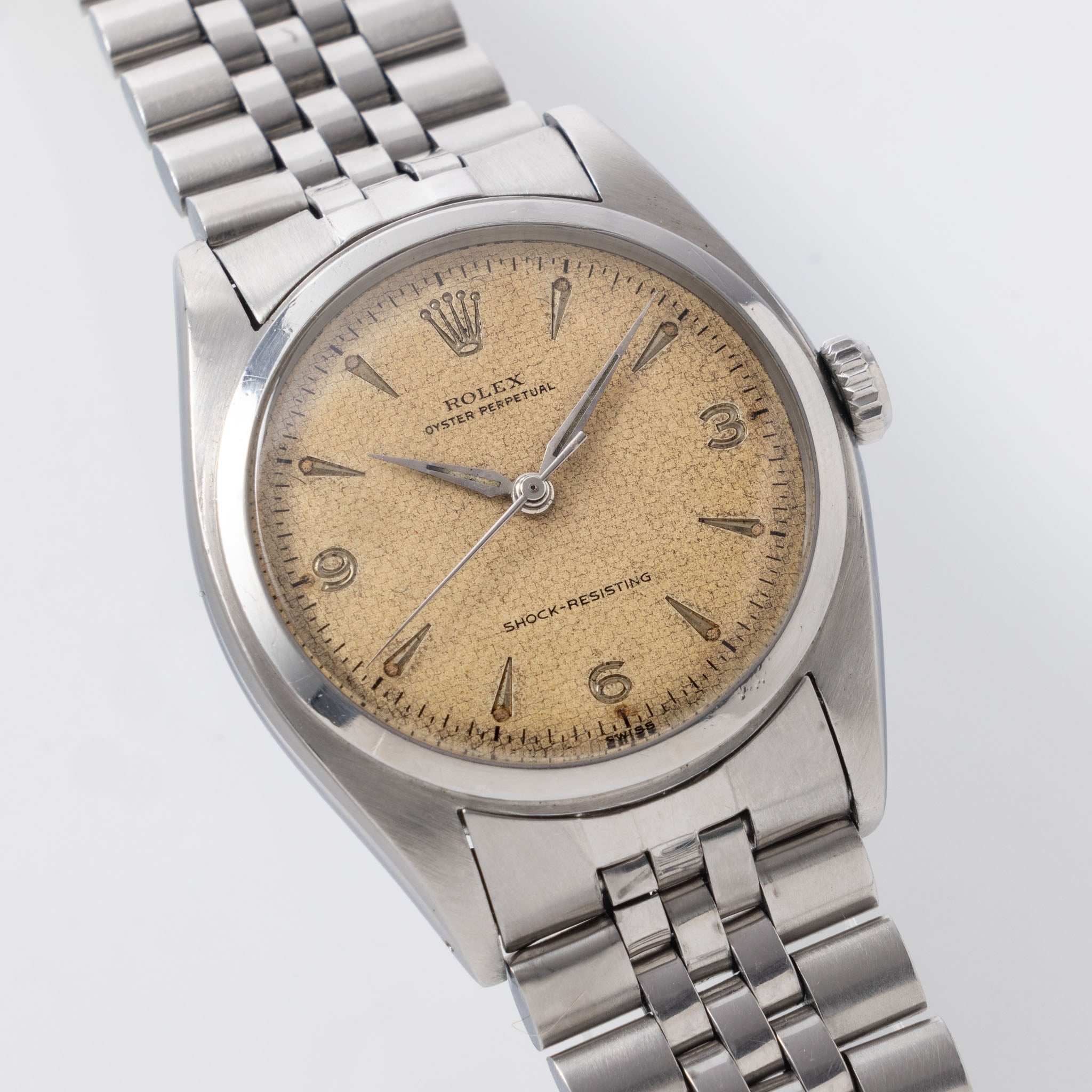 Rolex Oyster Perpetual Ovettone ref. 6098 Checkerboard Dial