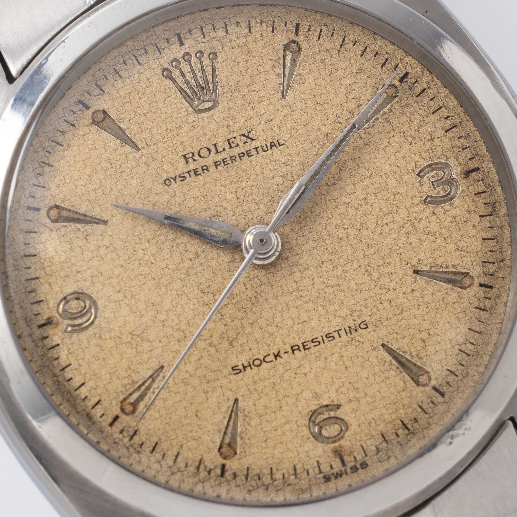 Rolex Oyster Perpetual Ovettone ref. 6098 Checkerboard Dial