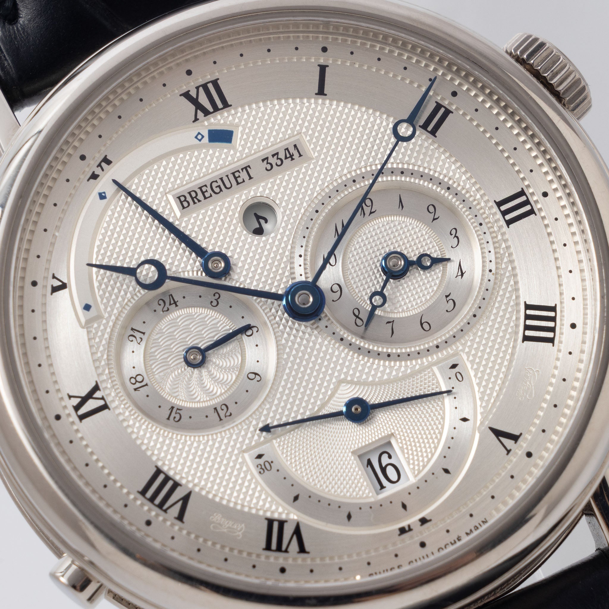 Breguet Reveil Du Tsar Le Classique Silver Guilloché Dial in 18k White Gold ref. 5707