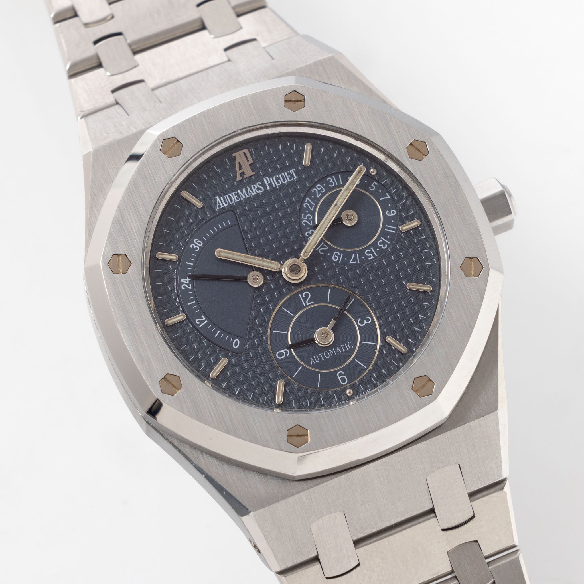 Audemars Piguet Royal-Oak Dual Time Blue Dial ref. 25730ST
