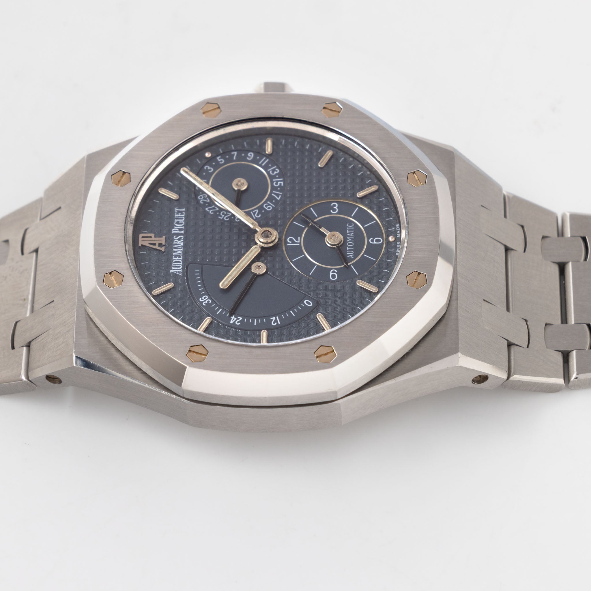 Audemars Piguet Royal-Oak Dual Time Blue Dial ref. 25730ST