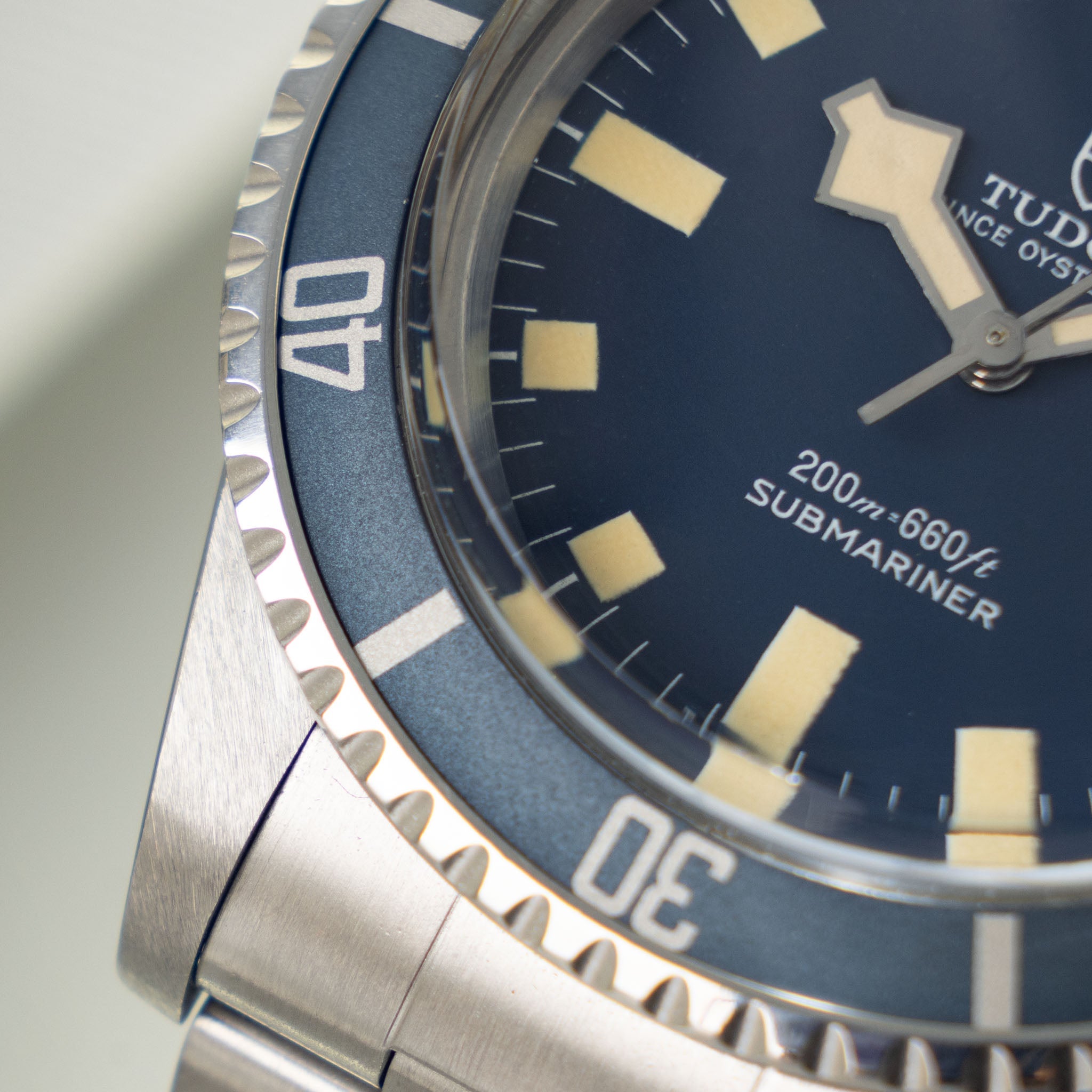 Tudor Submariner Blue Snowflake Dial ref. 9411/ 0 with Faded Inlay