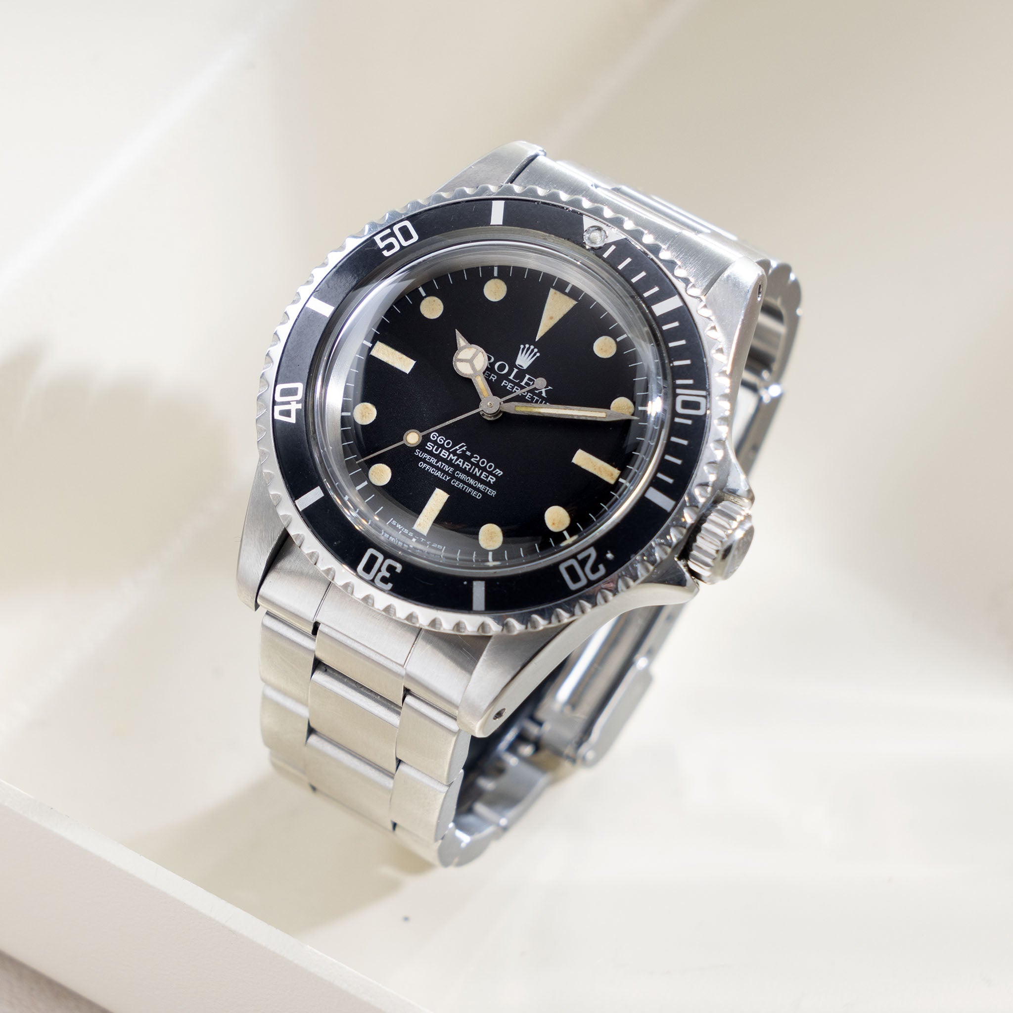 Rolex Submariner non serif dial ref 5512