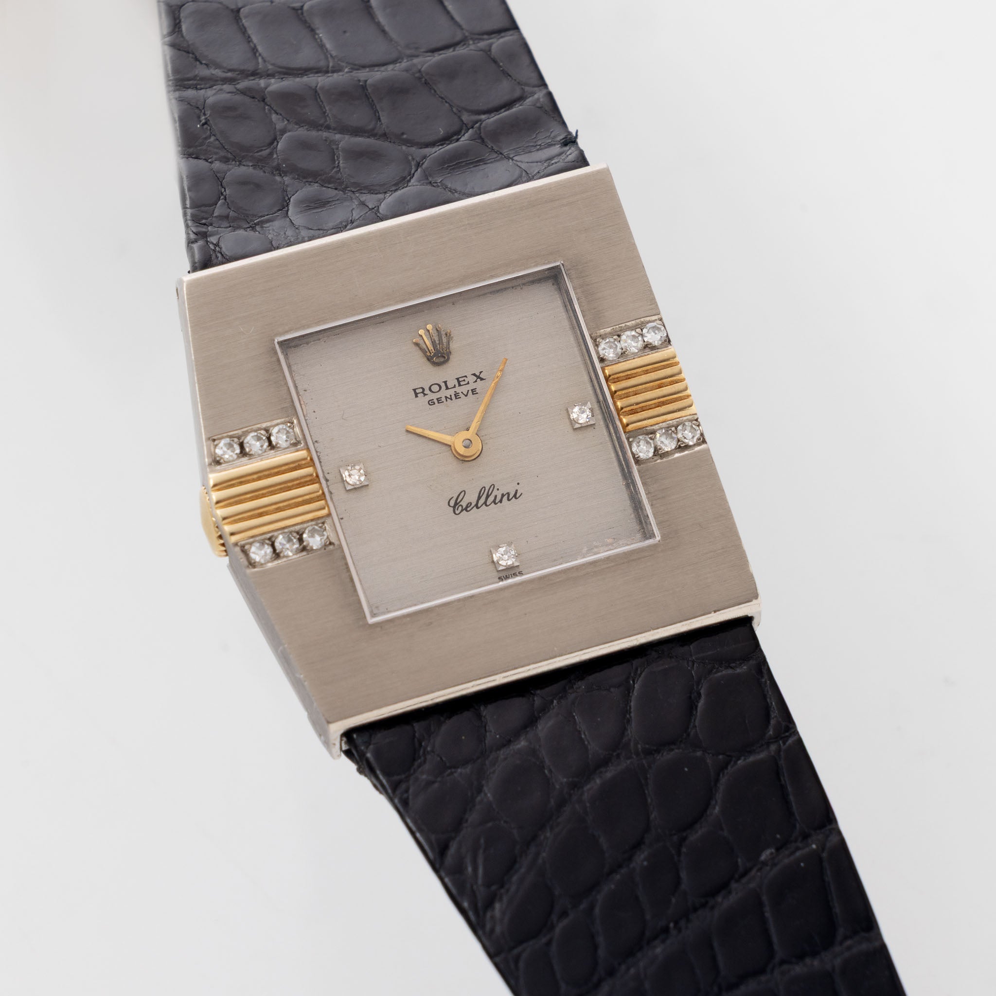 Rolex Cellini King Midas ref. 4143 Asymmetric in 18k White Gold 