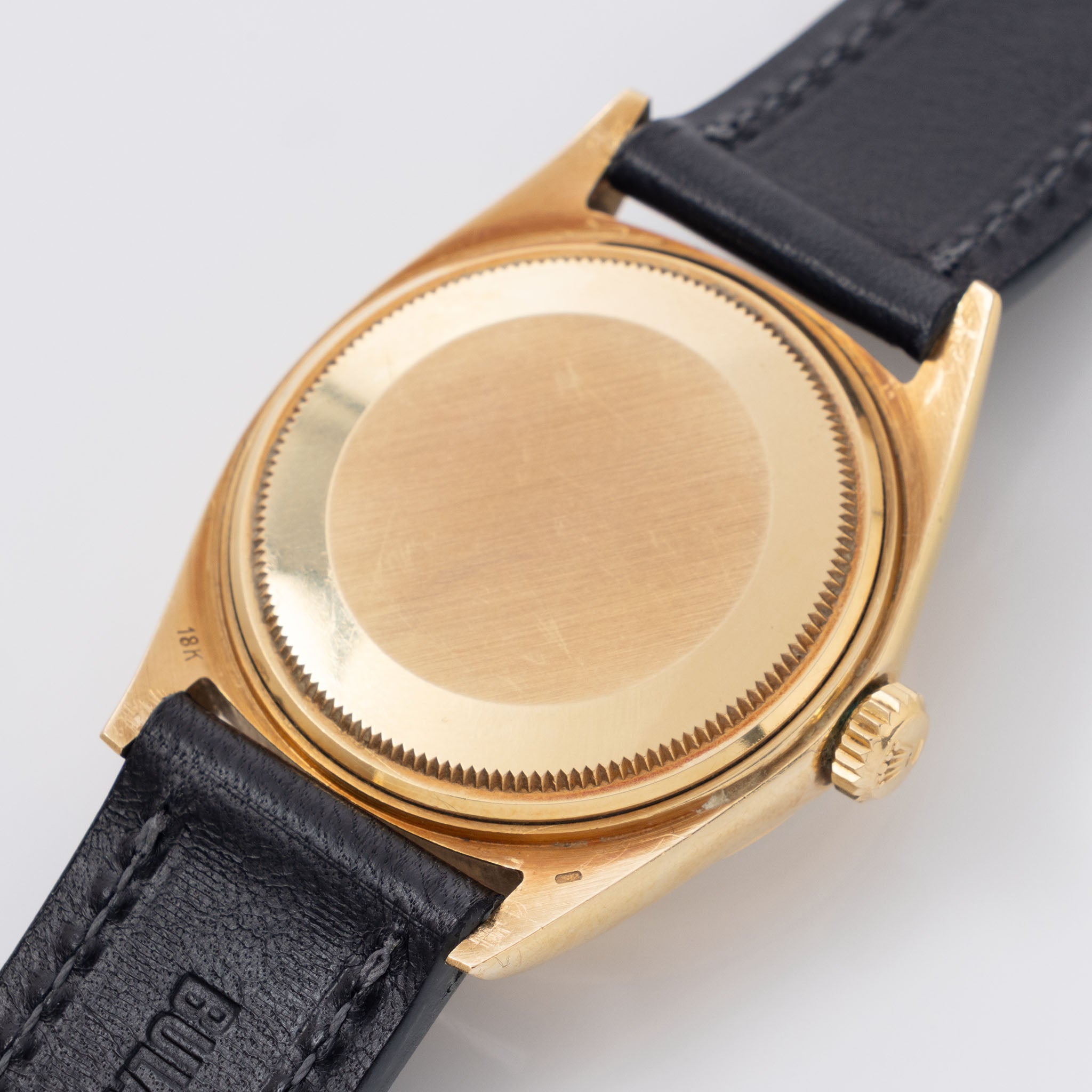 Rolex Day-Date 1803 Silver Wide-Boy Dial 18k Yellow Gold with Punched Guarantee Paper