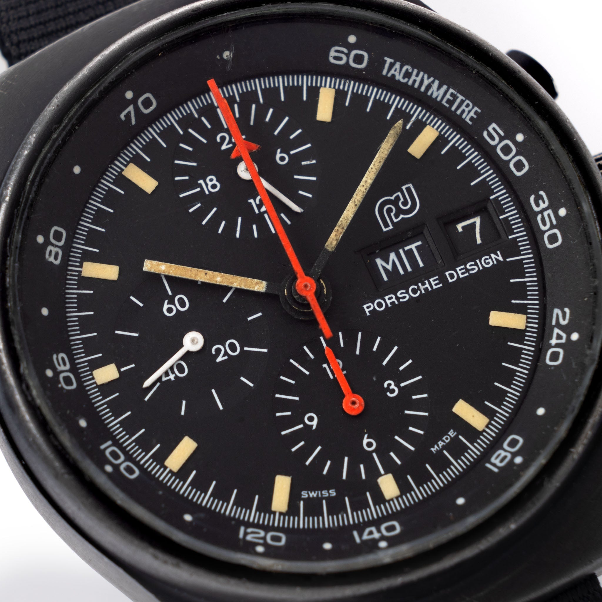 Orfina Porsche Design Chronograph 1  Lemania 5100 Ref 7176 PVD Coated