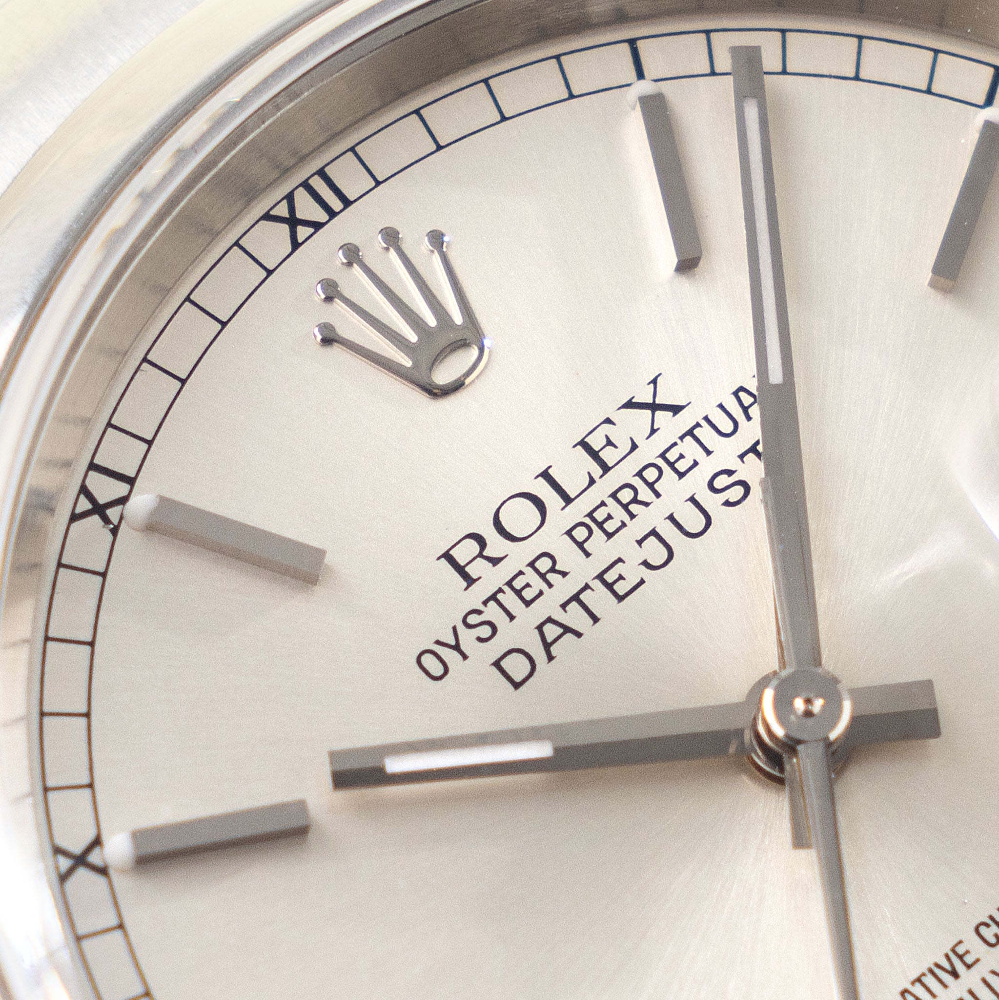 Rolex Datejust 16200 Silver Soleil Dial