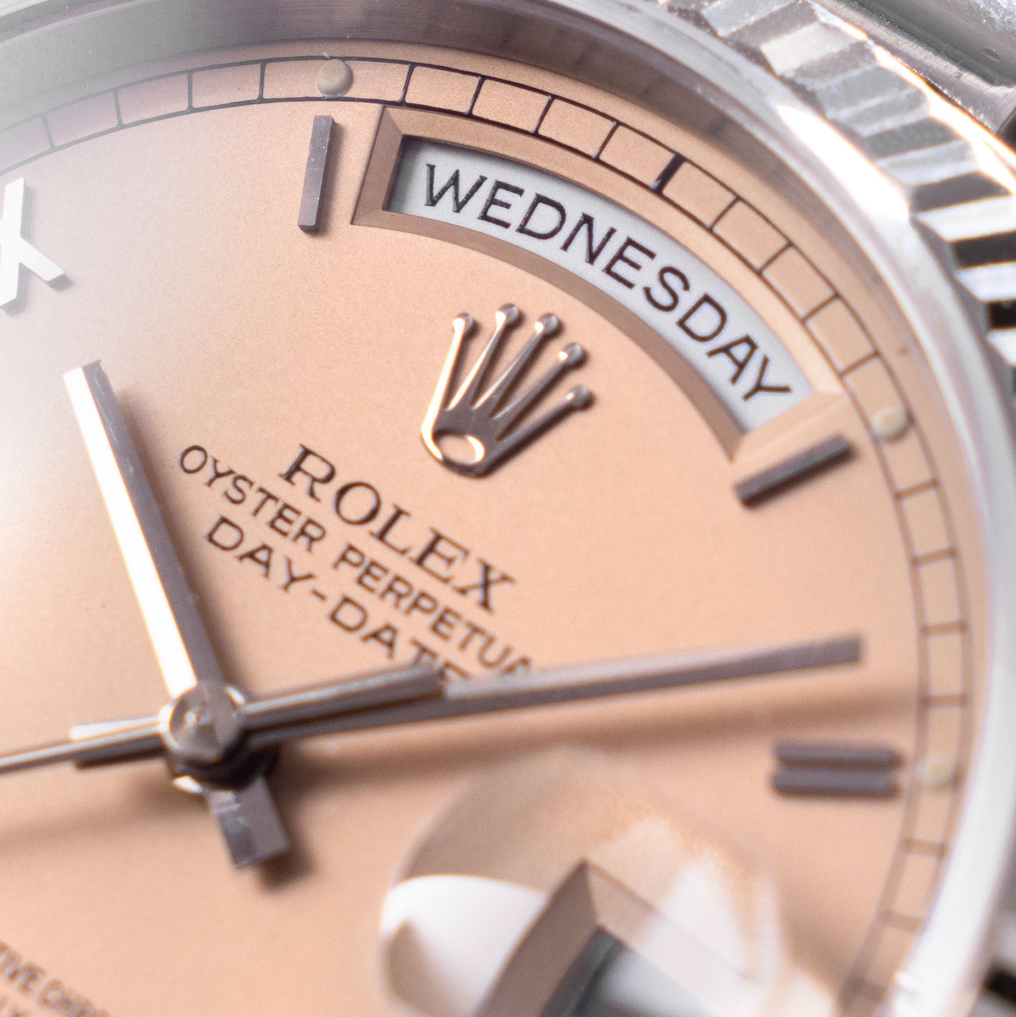 Rolex Day-Date 18239 Salmon Dial in 18k White Gold