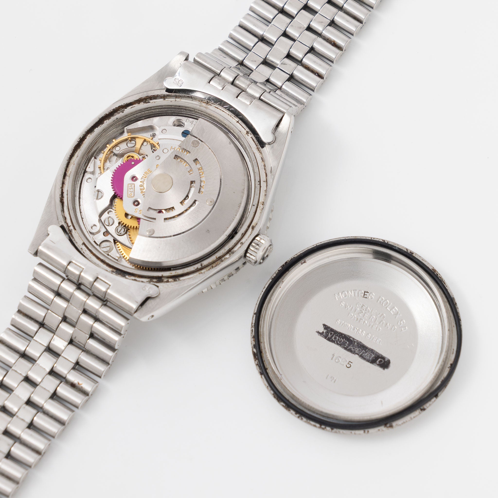 Rolex Turn- o-graph Silver linen dial ref 1625