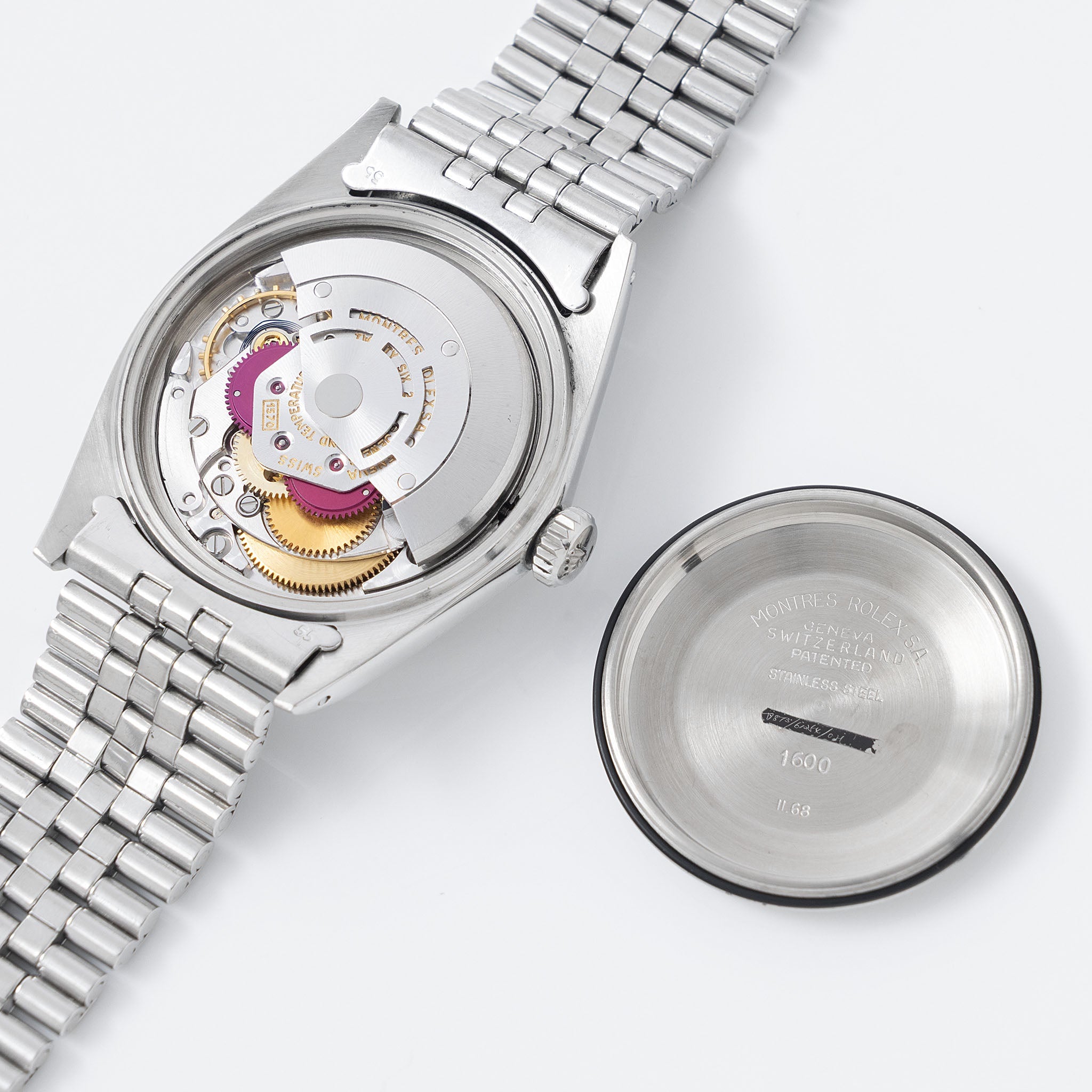 Rolex Datejust Silver Dial with Original Papers Ref. 1600