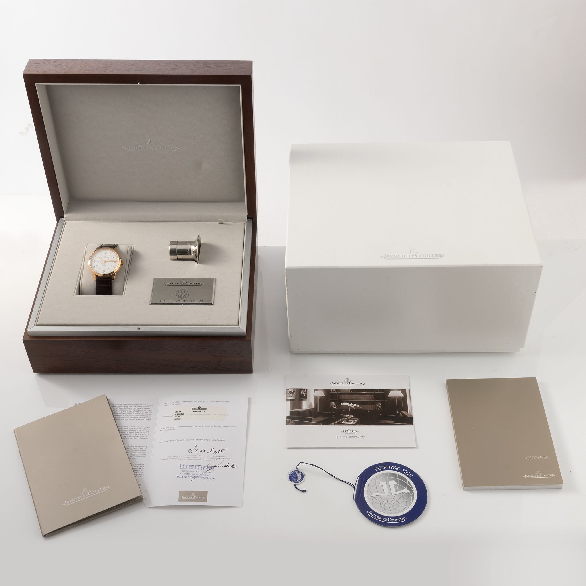 Jaeger lecoultre box hotsell