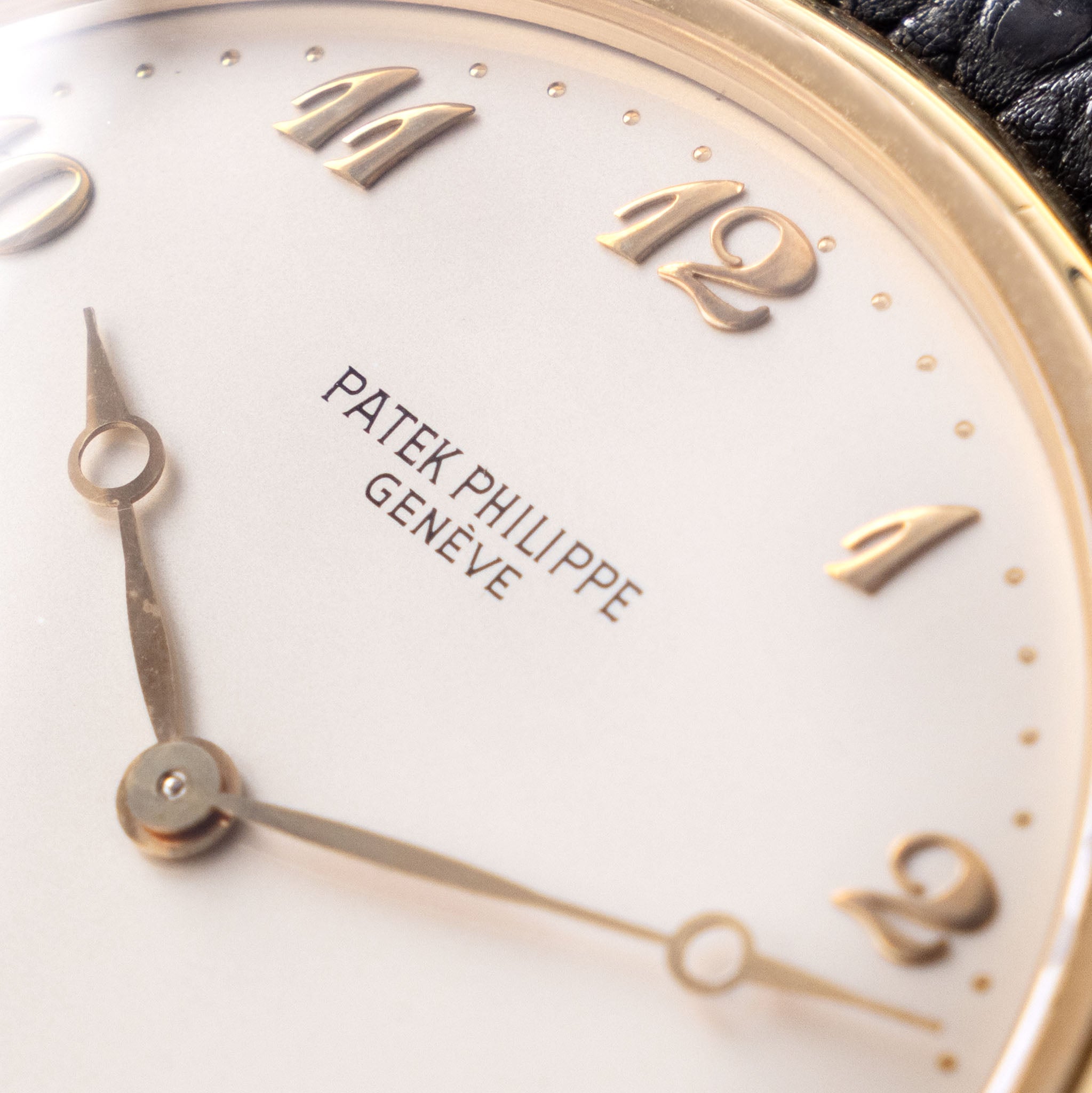 Patek Philippe Calatrava 3820J Silver Breguet Dial Tear Drop Lugs in 18k Yellow Gold