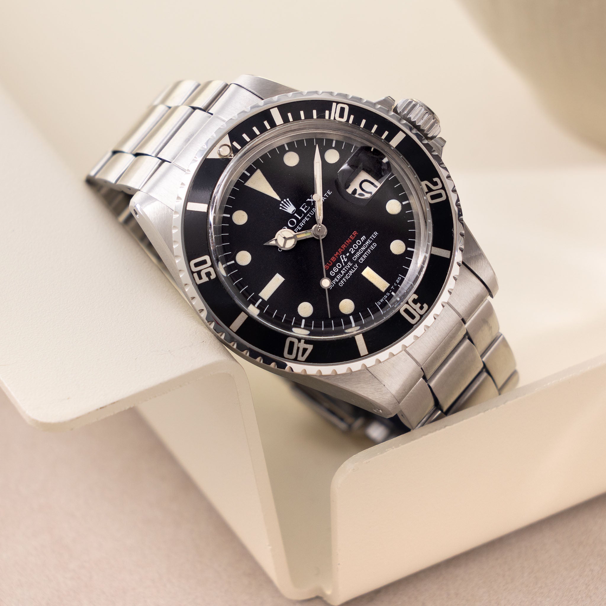 Rolex Submariner 1680 Red MK4 Dial Box and Papers Set