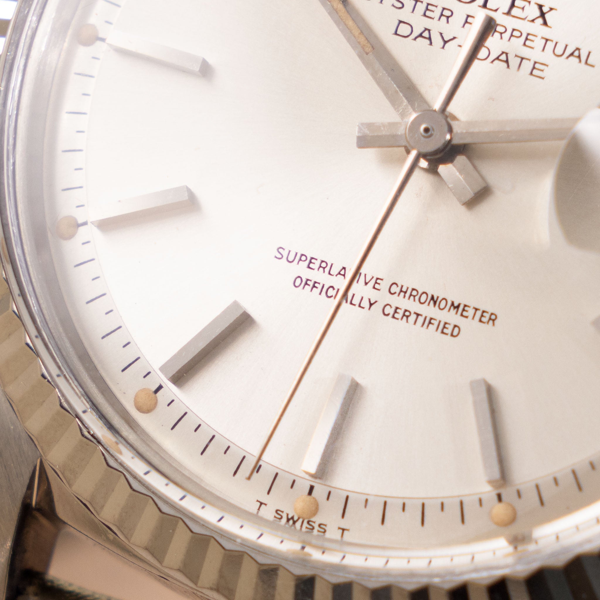 Rolex Day-Date 1803/9 Silver Dial in 18k White Gold