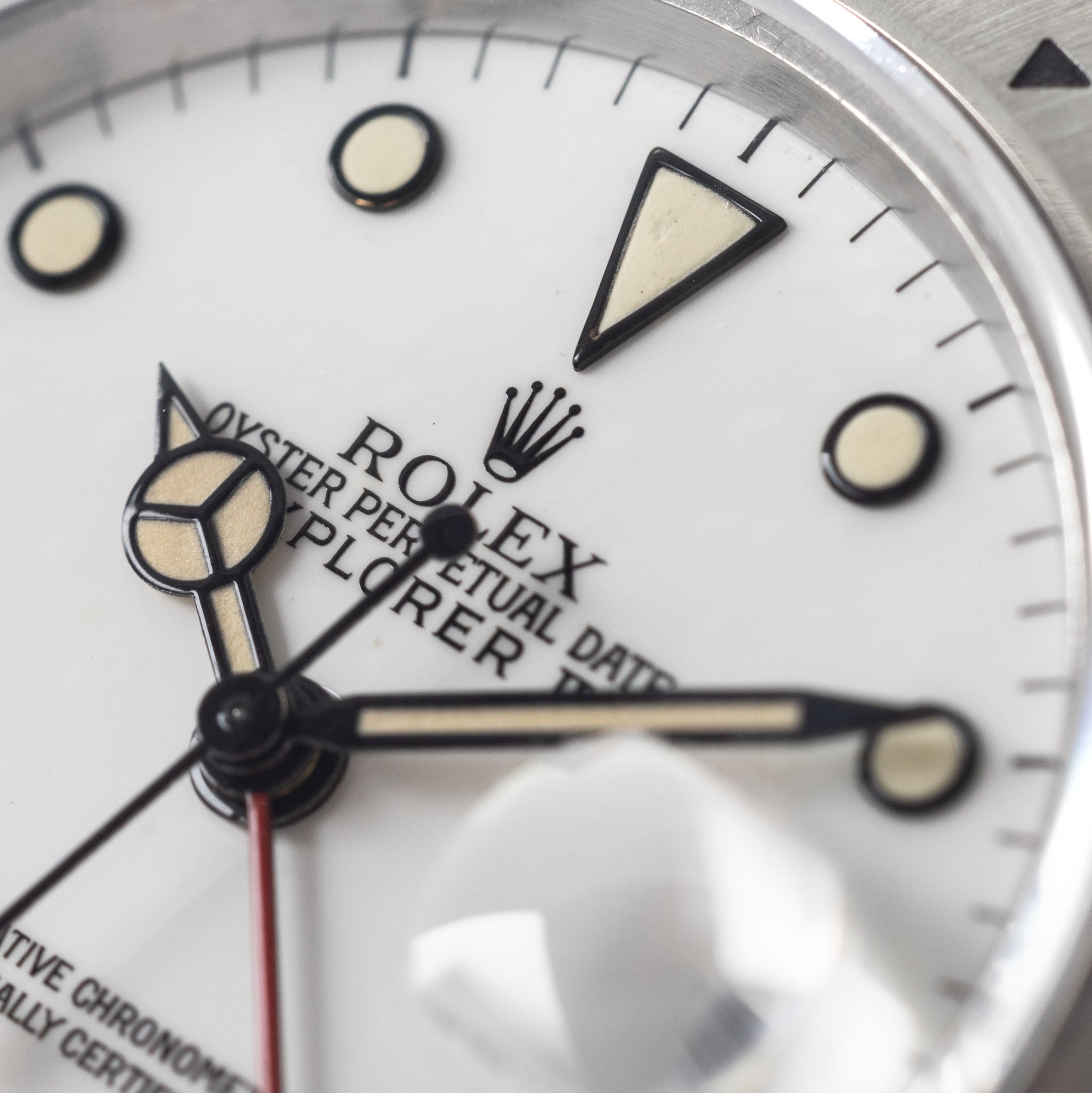 Rolex Explorer II 16570 Polar with Creamy Patina